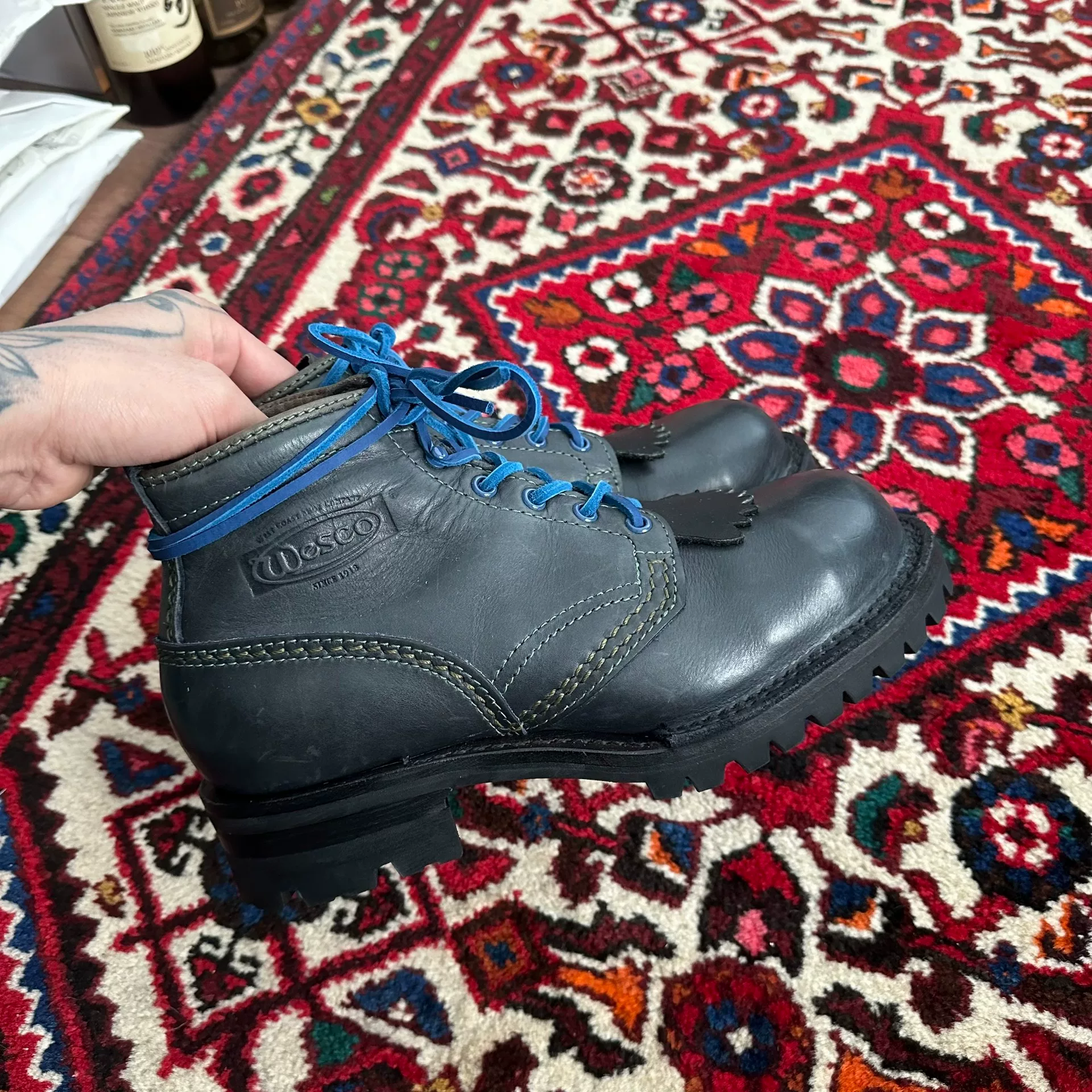Wesco Jobmaster Custom Boots — label