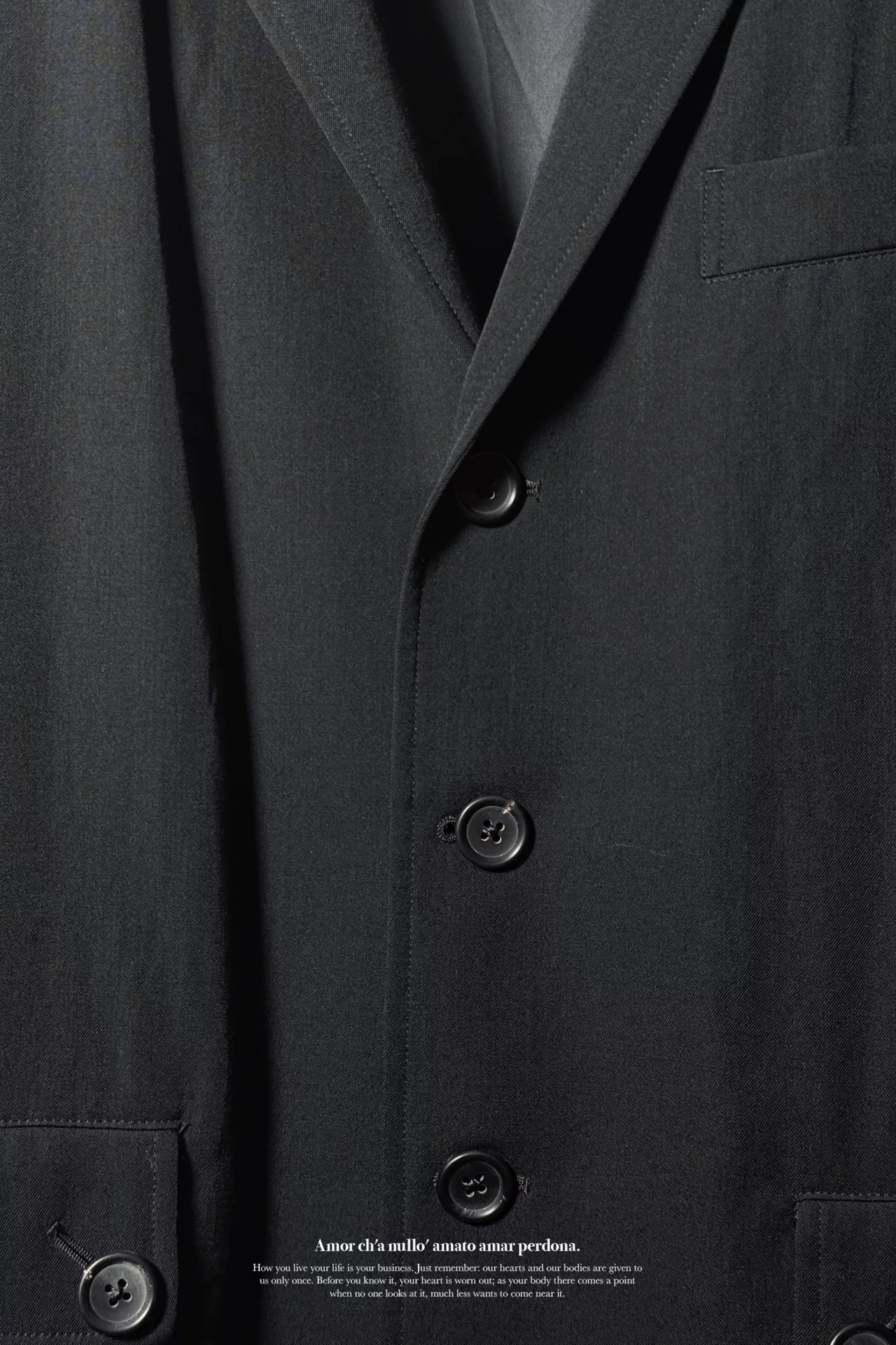 Yohji Yamamoto 17AW Worker Dye Coat — back
