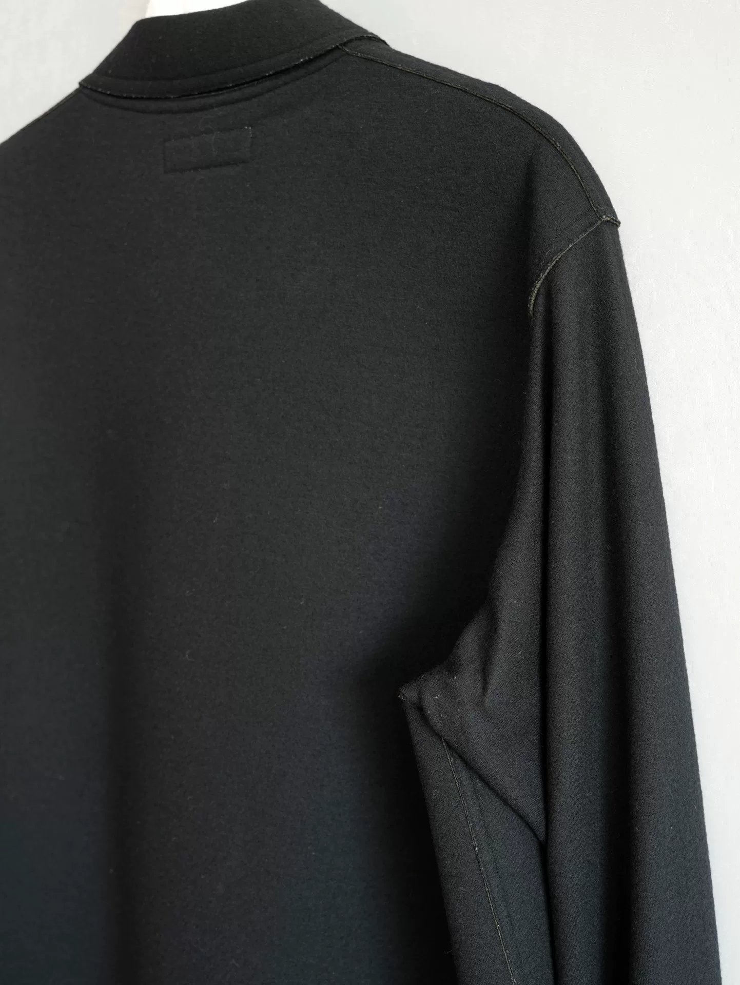Yohji Yamamoto 96AW Thick Wool Shirt — label