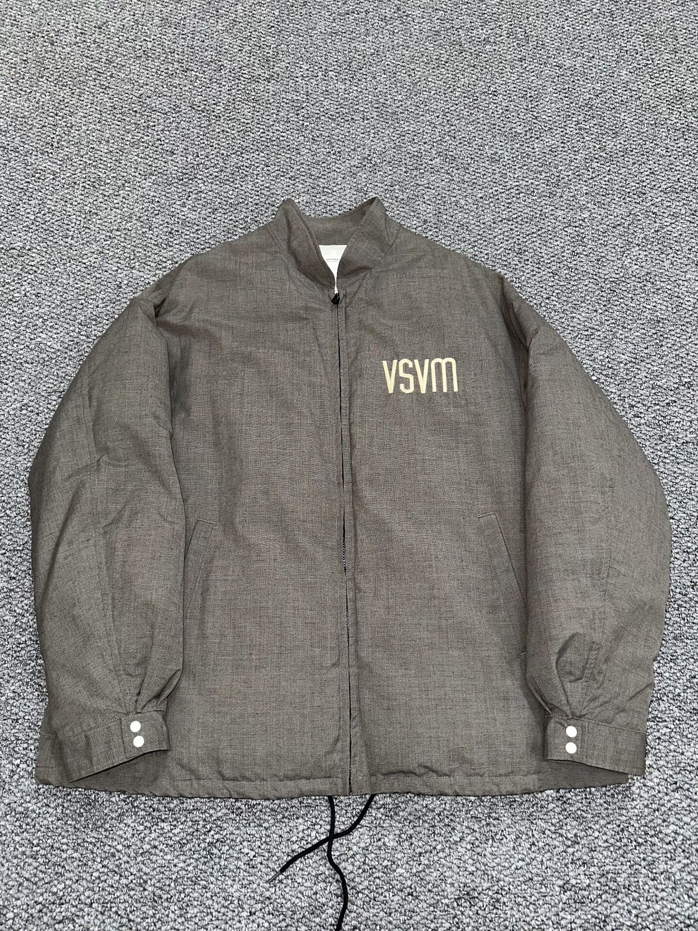 visvim Gray Loose-Fit Down Jacket