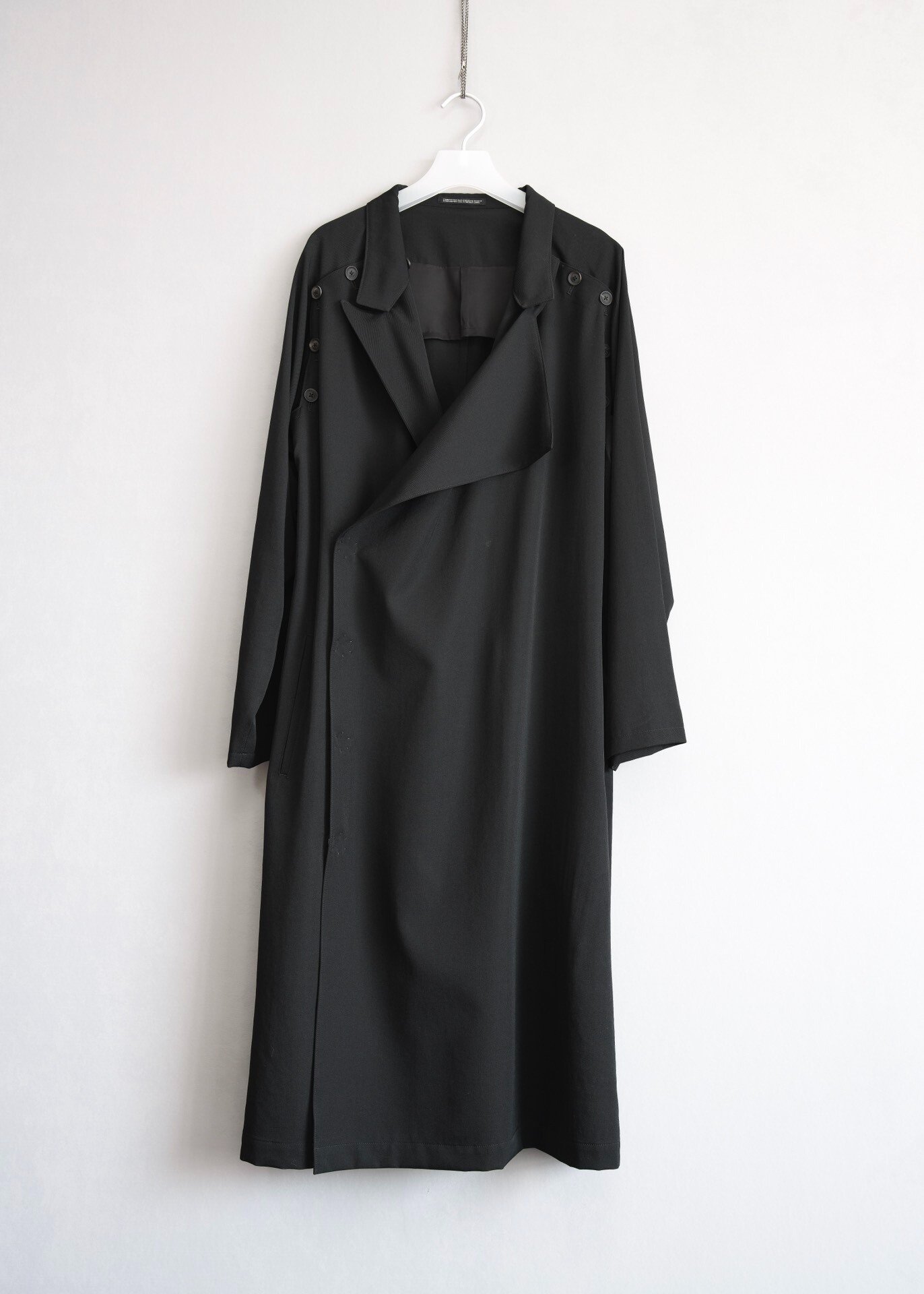 Yohji Yamamoto 21SS Deconstructed Button Coat — front