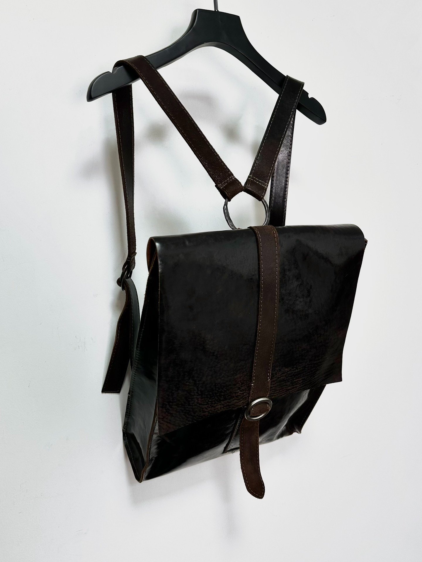 Tagliovivo Doctor 21AW Horsehide Backpack — front