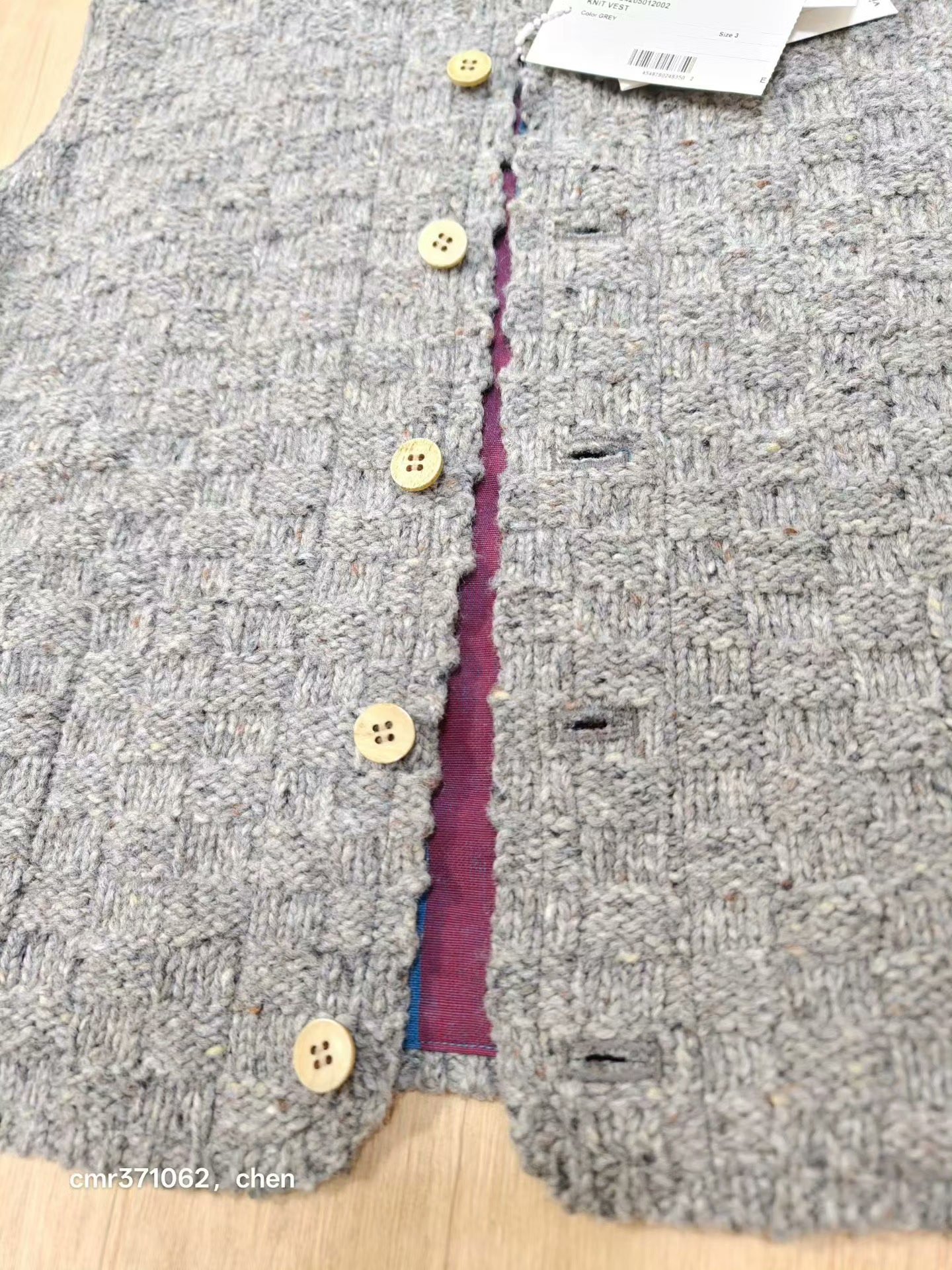 VISVIM 24AW KNIT VEST — detail