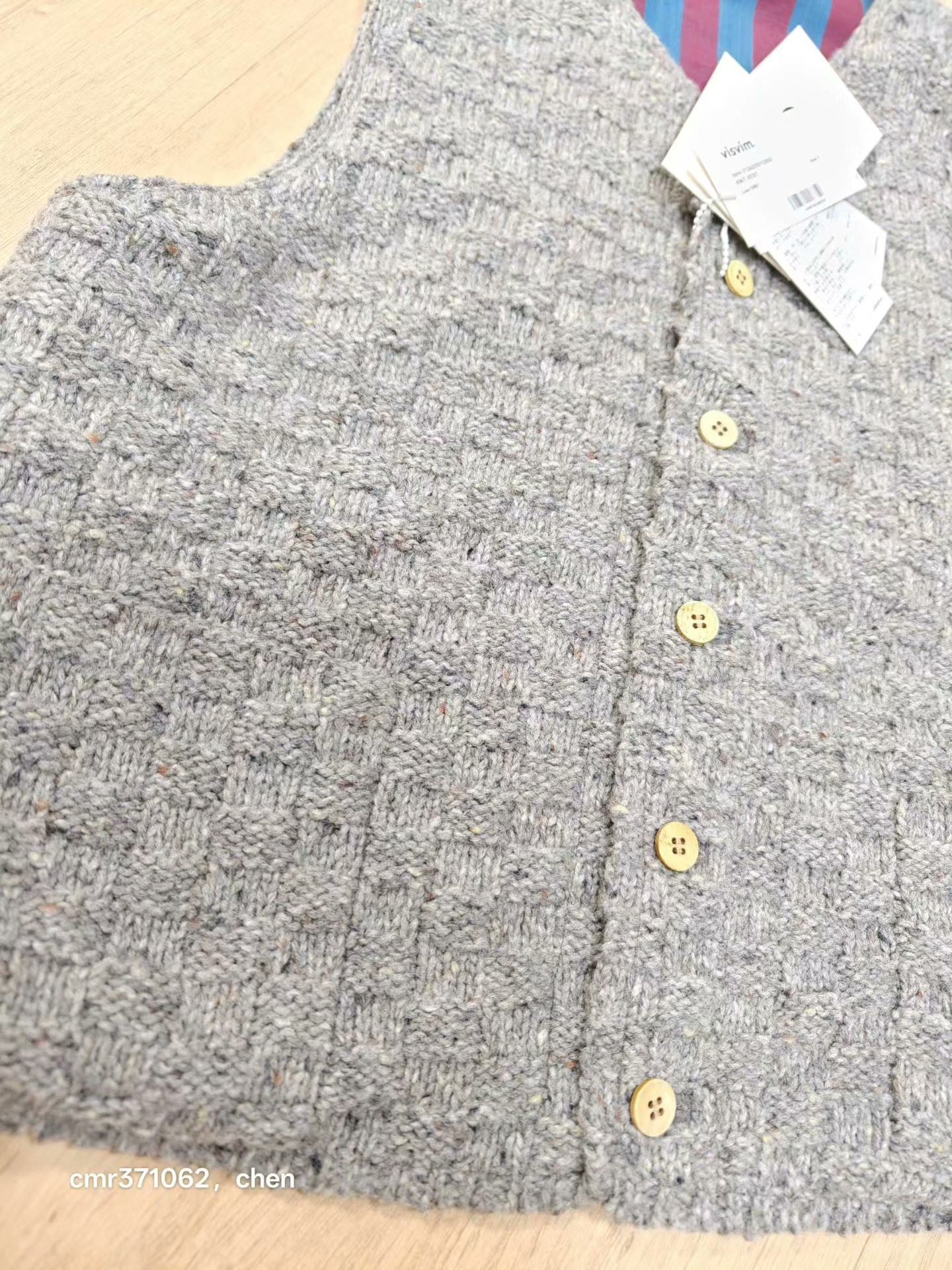 VISVIM 24AW KNIT VEST — back
