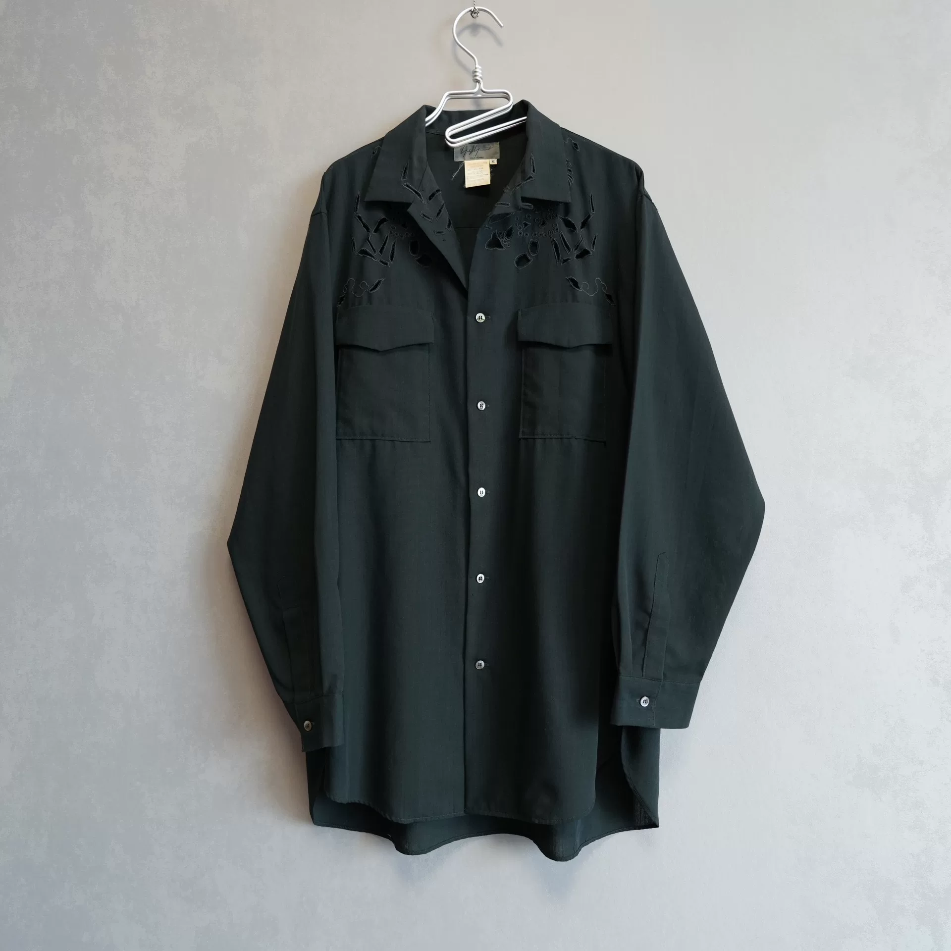Yohji Yamamoto 96SS Crab Hollow-Out Shirt — back