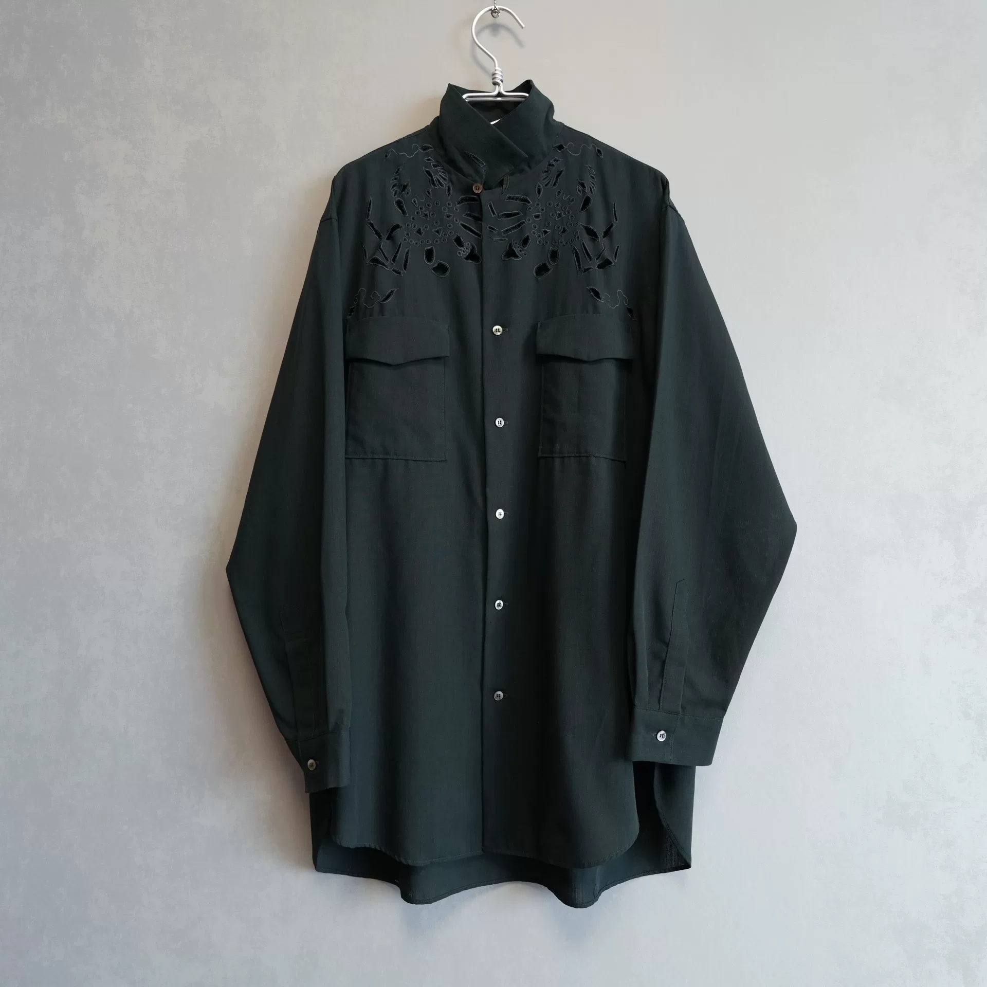 Yohji Yamamoto 96SS Crab Hollow-Out Shirt — front