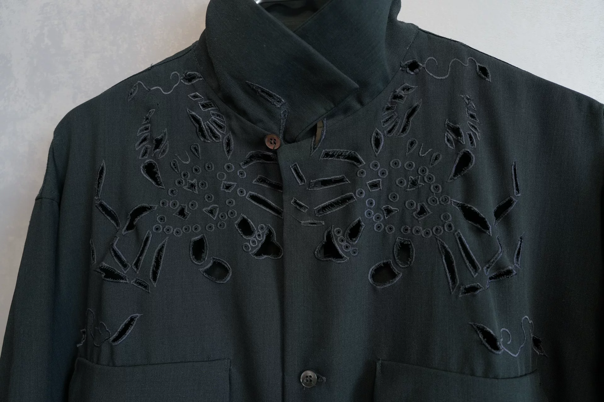 Yohji Yamamoto 96SS Crab Hollow-Out Shirt