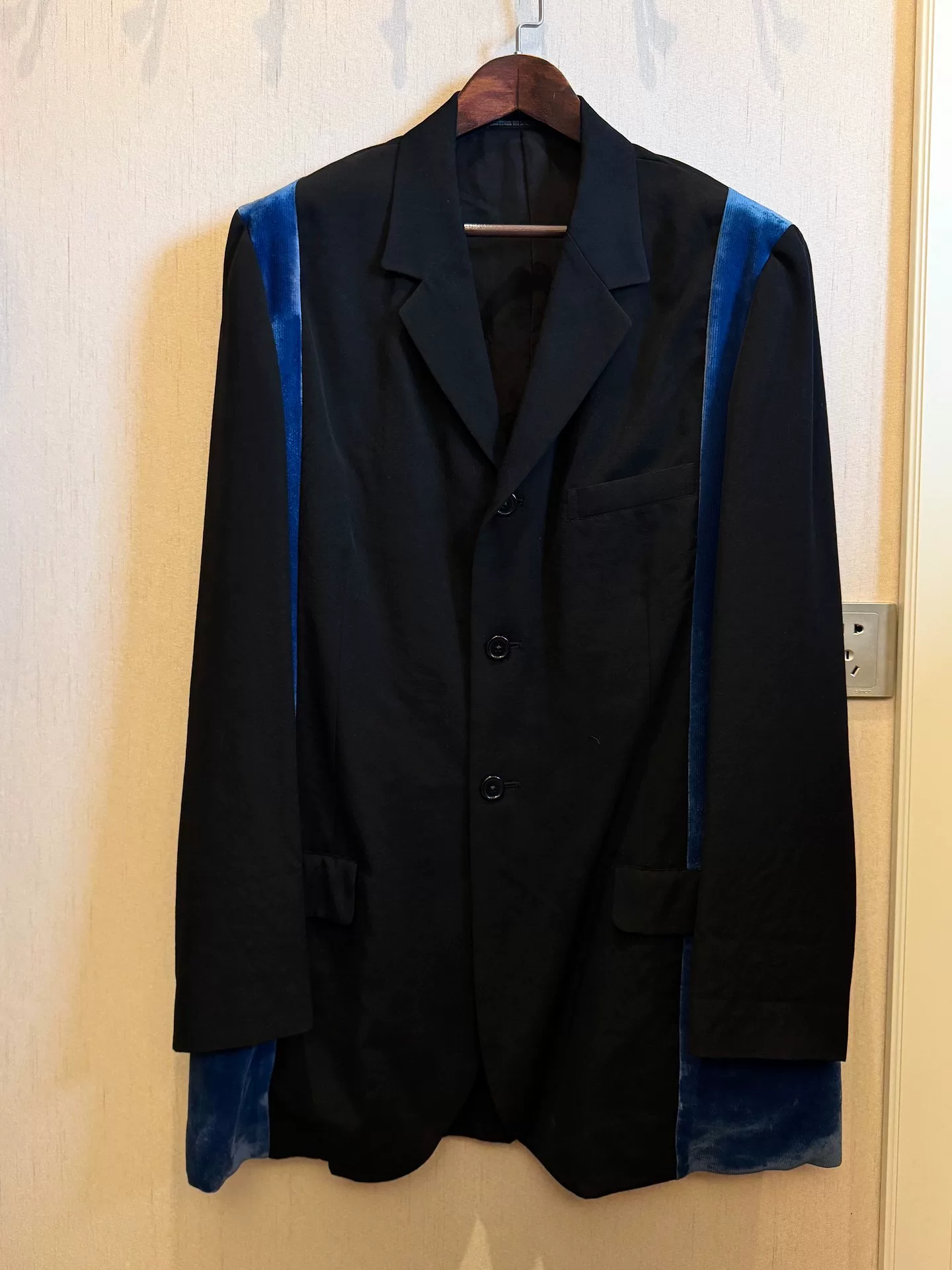 Yohji Yamamoto 97SS Velvet Patchwork Suit