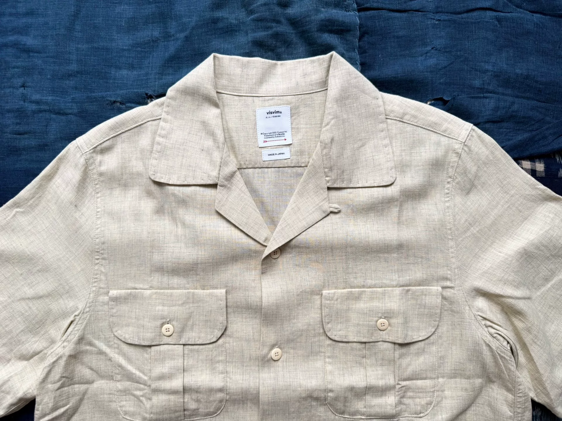 Visvim 24SS Keesey G.S. Short Sleeve Shirt — back