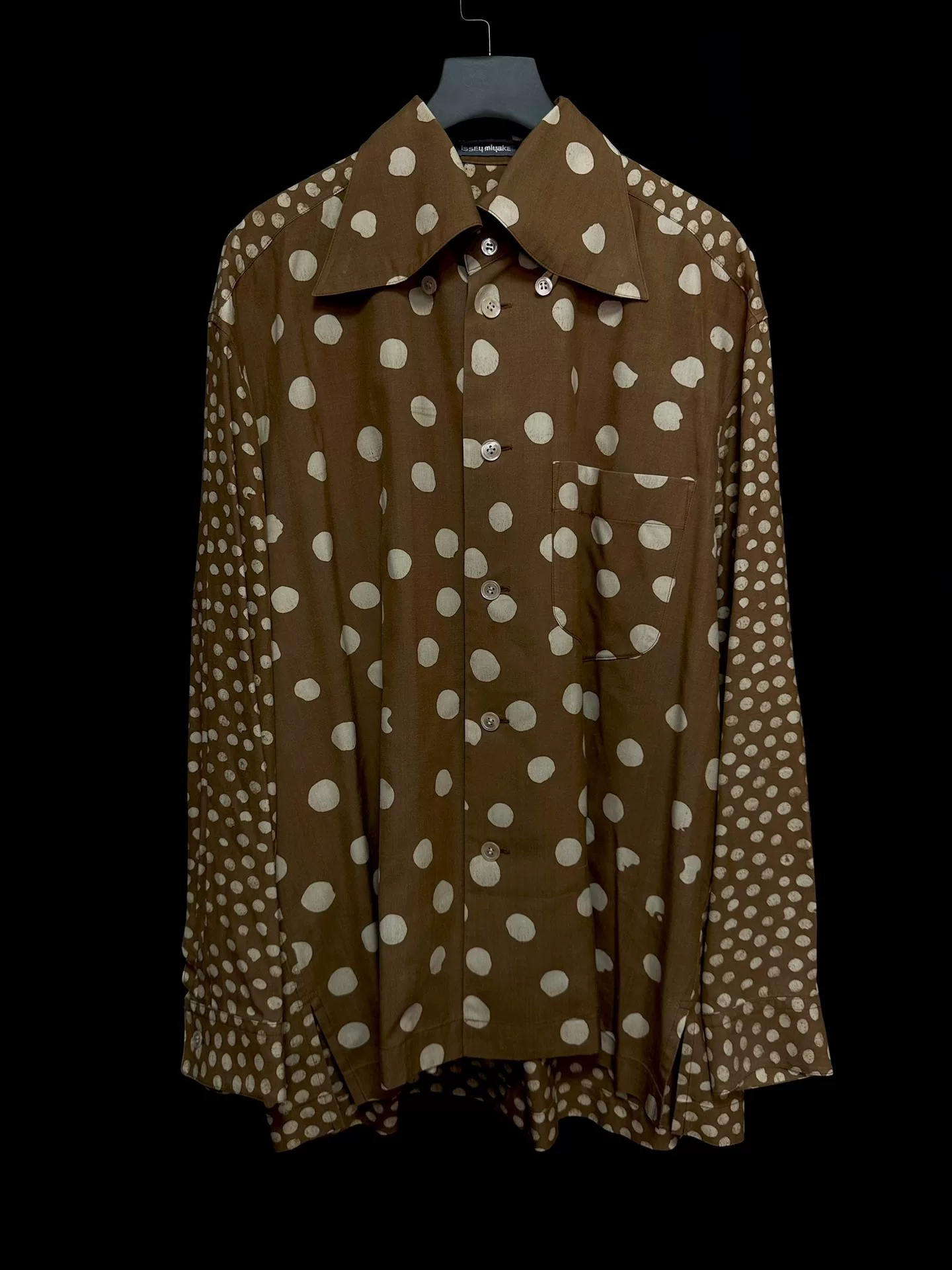 Issey Miyake 1989AW Silk Discharge Shirt