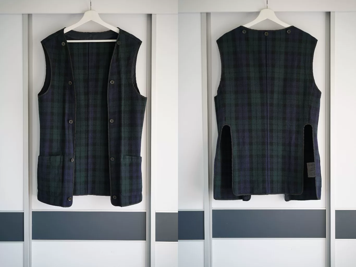 Yohji Yamamoto 05AW Three-in-One Blazer — detail