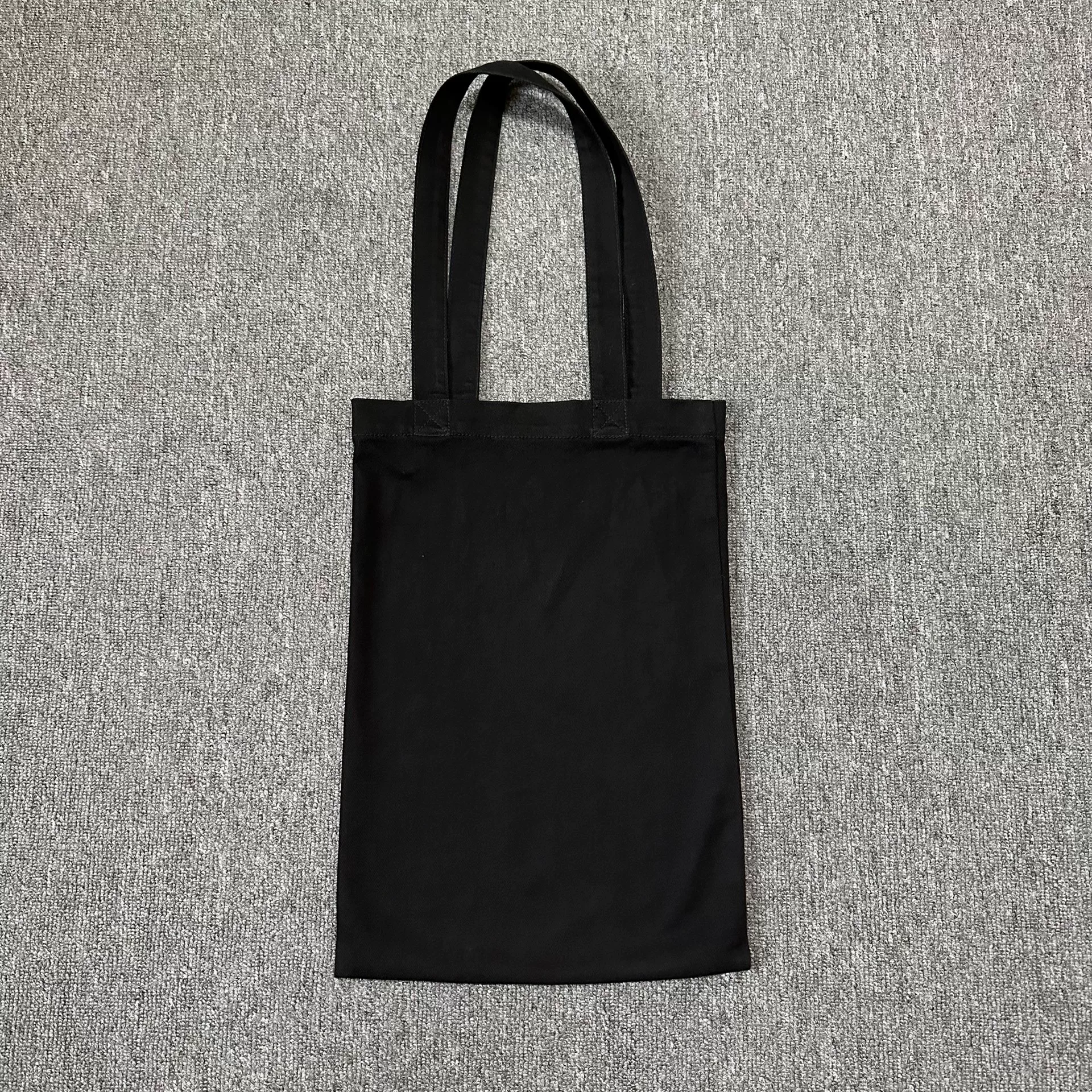 Dior Black Leather Logo Tote Bag — detail