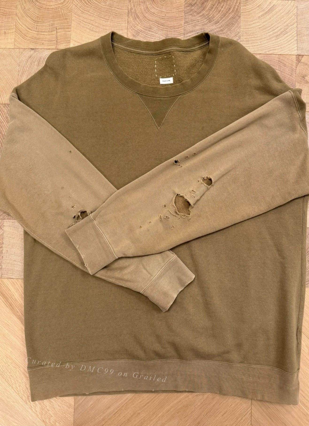 Visvim Jumbo Sb Sweat Dmgd