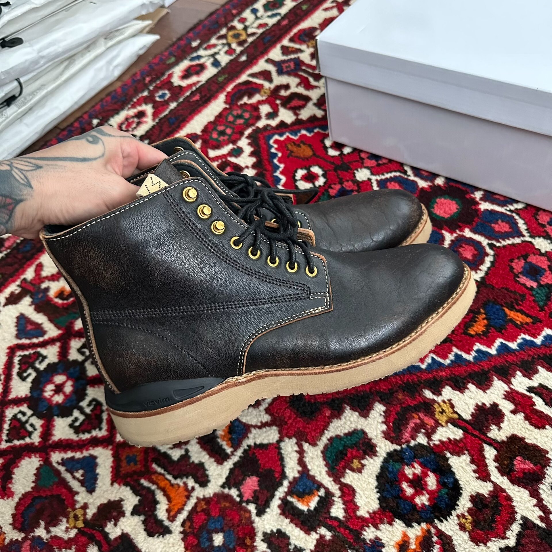 visvim 22AW Virgil Folk Boots — detail