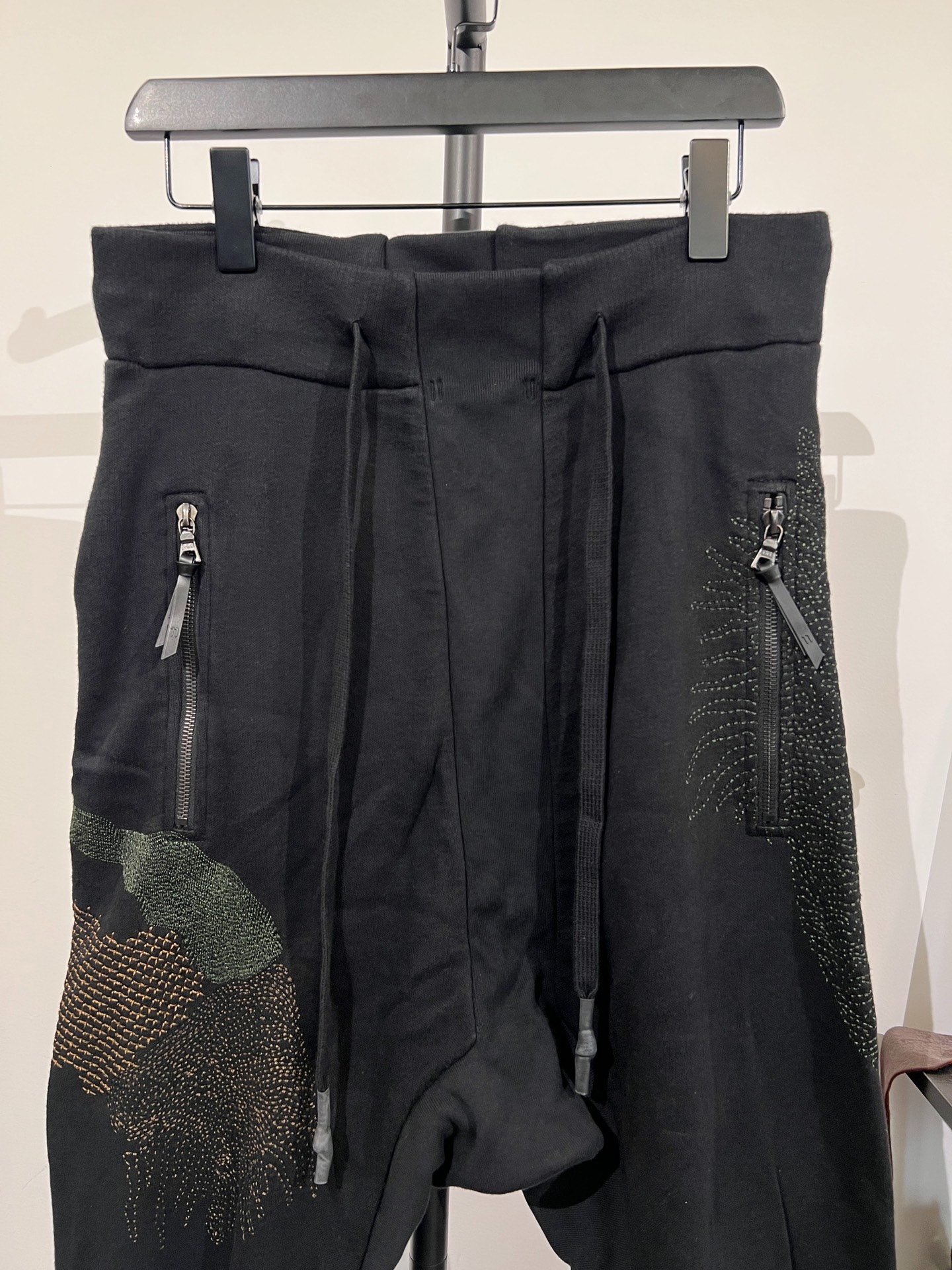 Boris Bidjan Saberi 11by bbs P13 Embroidered Sweatpants — detail