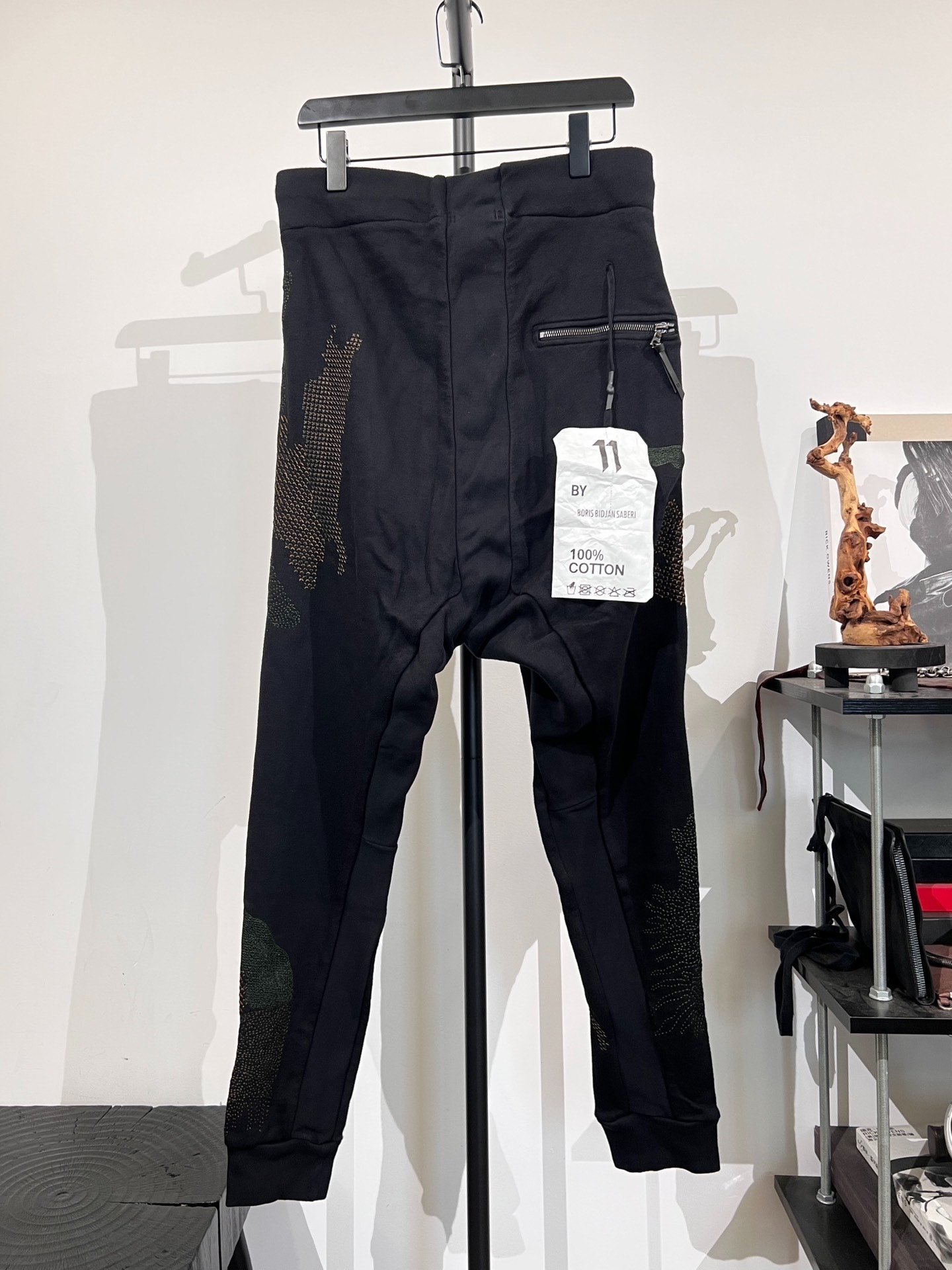 Boris Bidjan Saberi 11by bbs P13 Embroidered Sweatpants — front