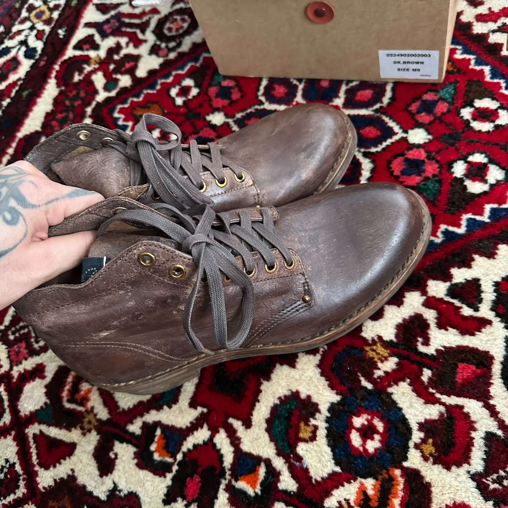 VISVIM 24AW ICT BRIGADIER BOOTS M9 — detail