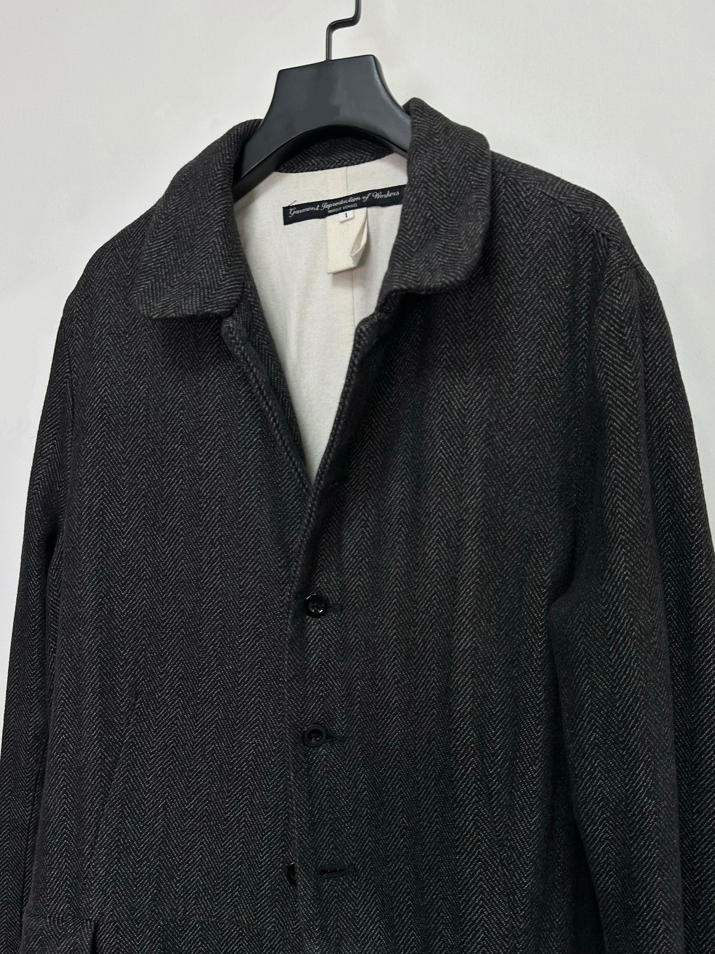 Garment Reproduction Workers Fish Tail Coat — back