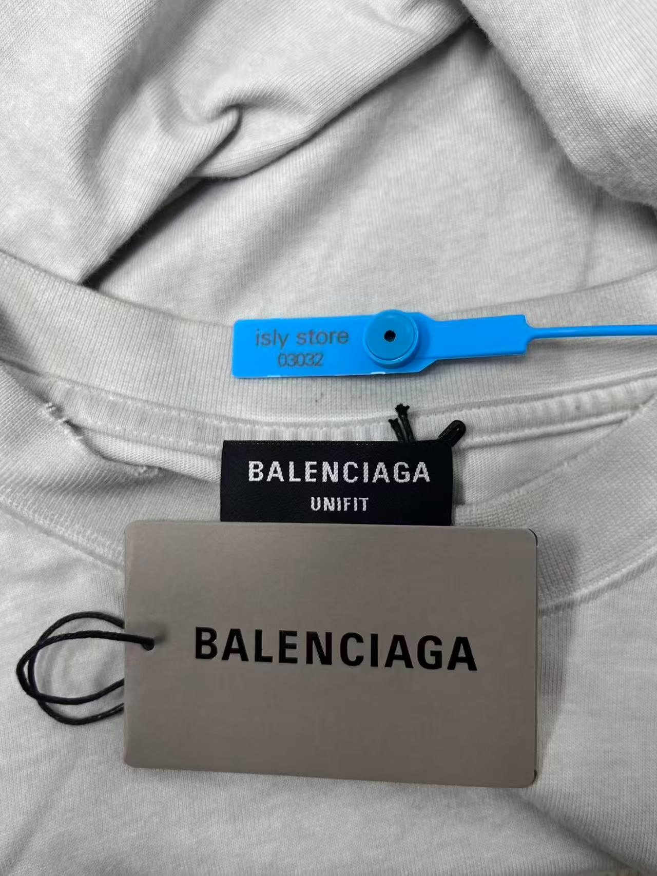 Balenciaga Metallica Lightning Print T-Shirt — back