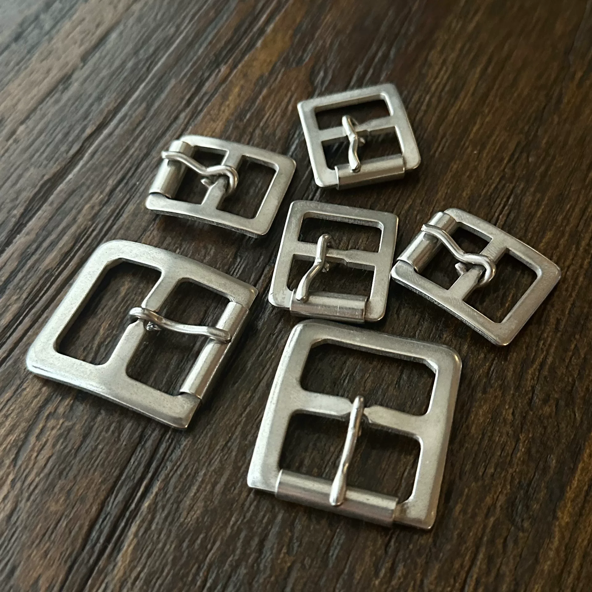 Wesco Boss Silver Double Belt Buckle