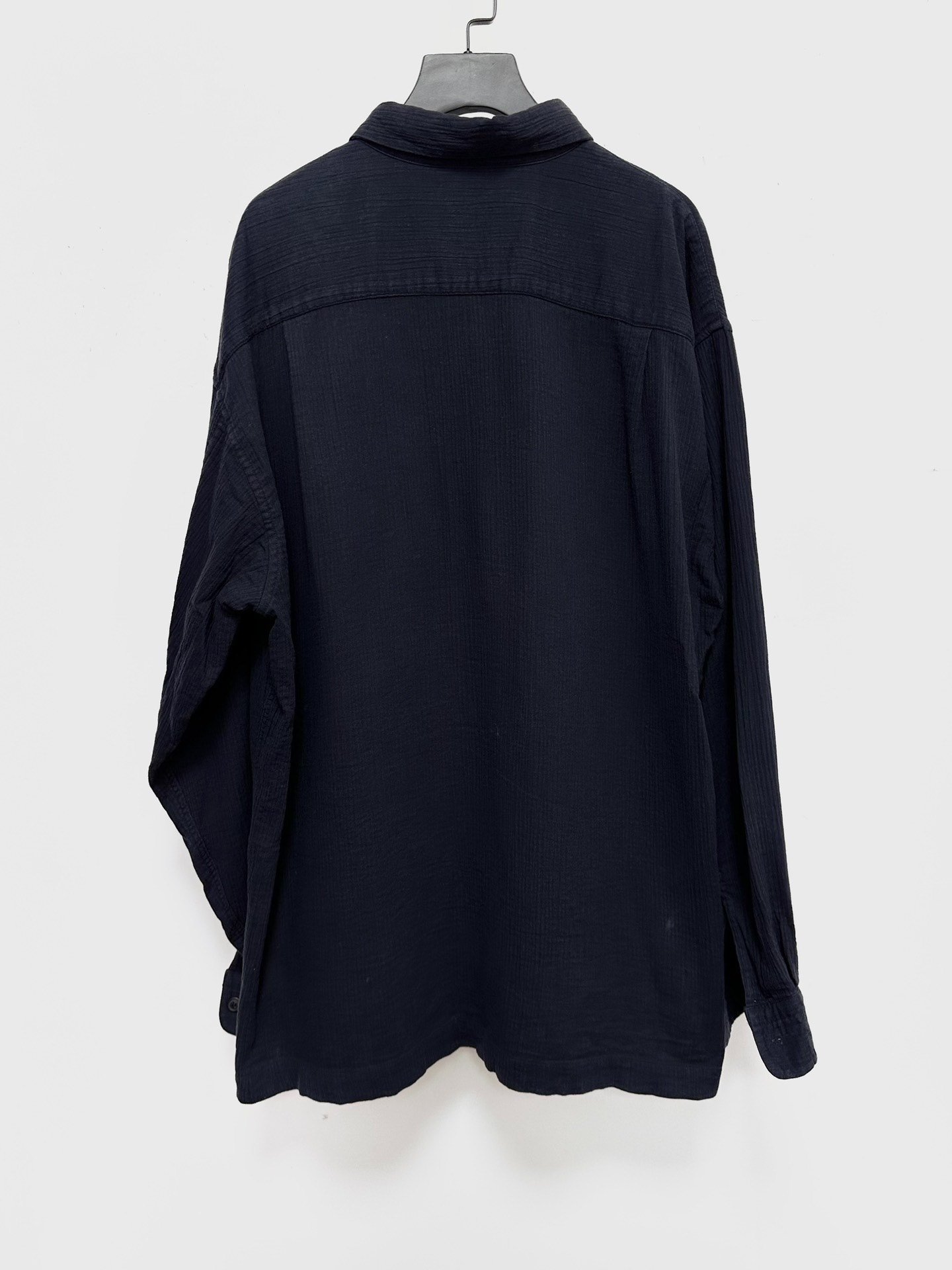 ISSEY MIYAKE Men's Textured Loose Shirt — front