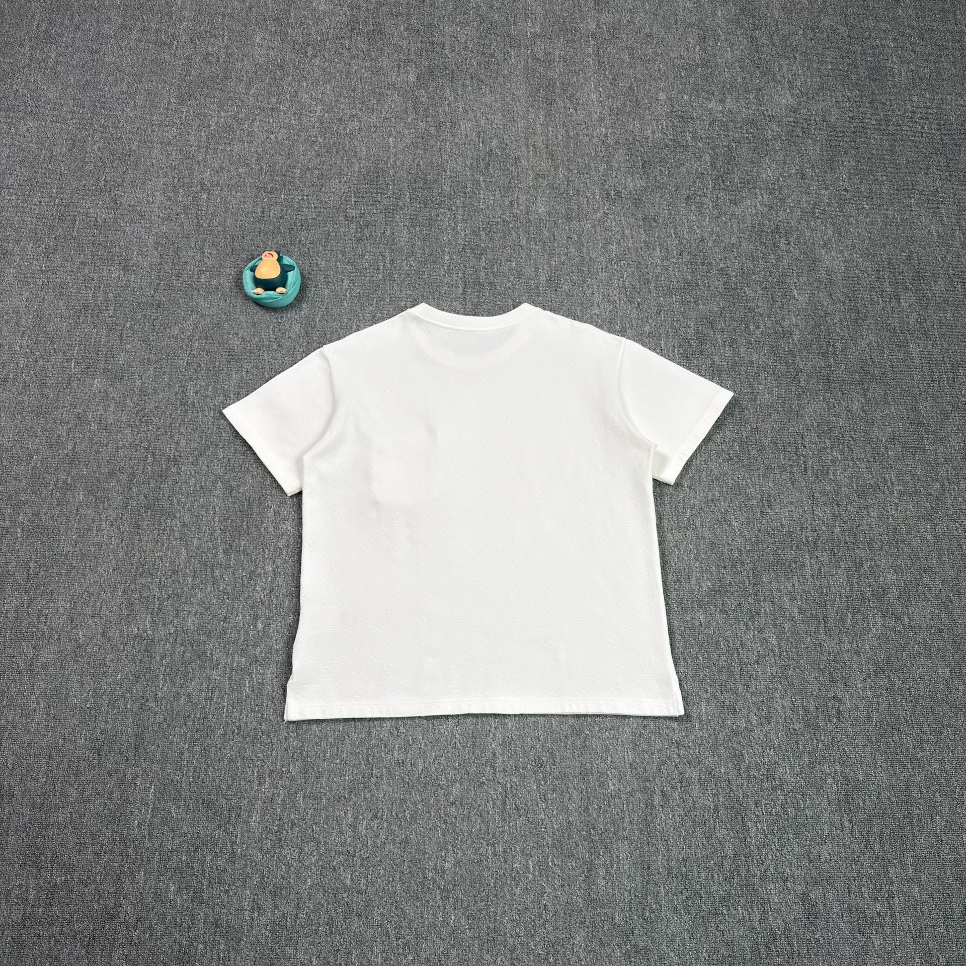 Louis Vuitton White Short-Sleeve Dark Pattern Shirt — front
