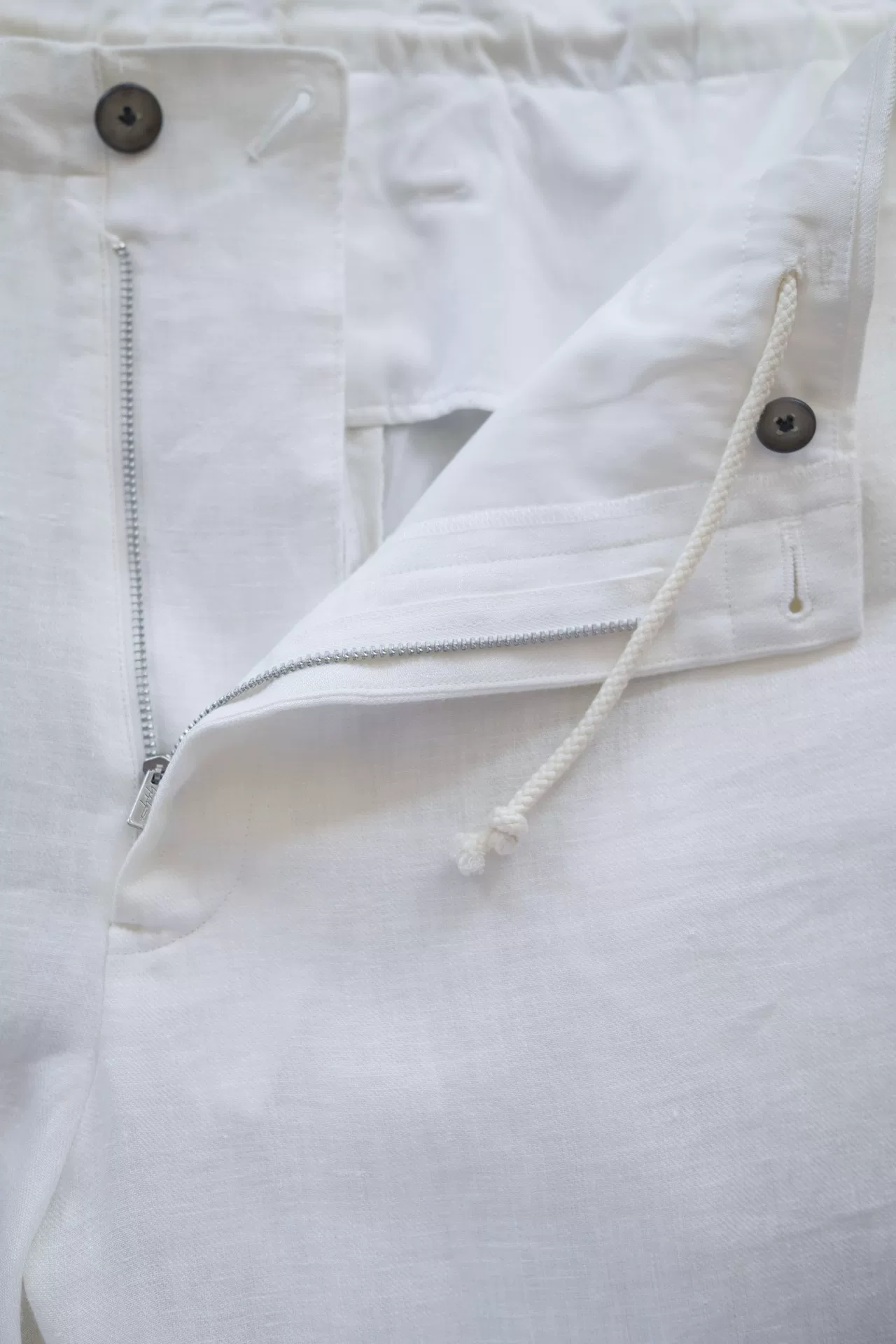 Yohji Yamamoto 24SS Linen Pants — detail