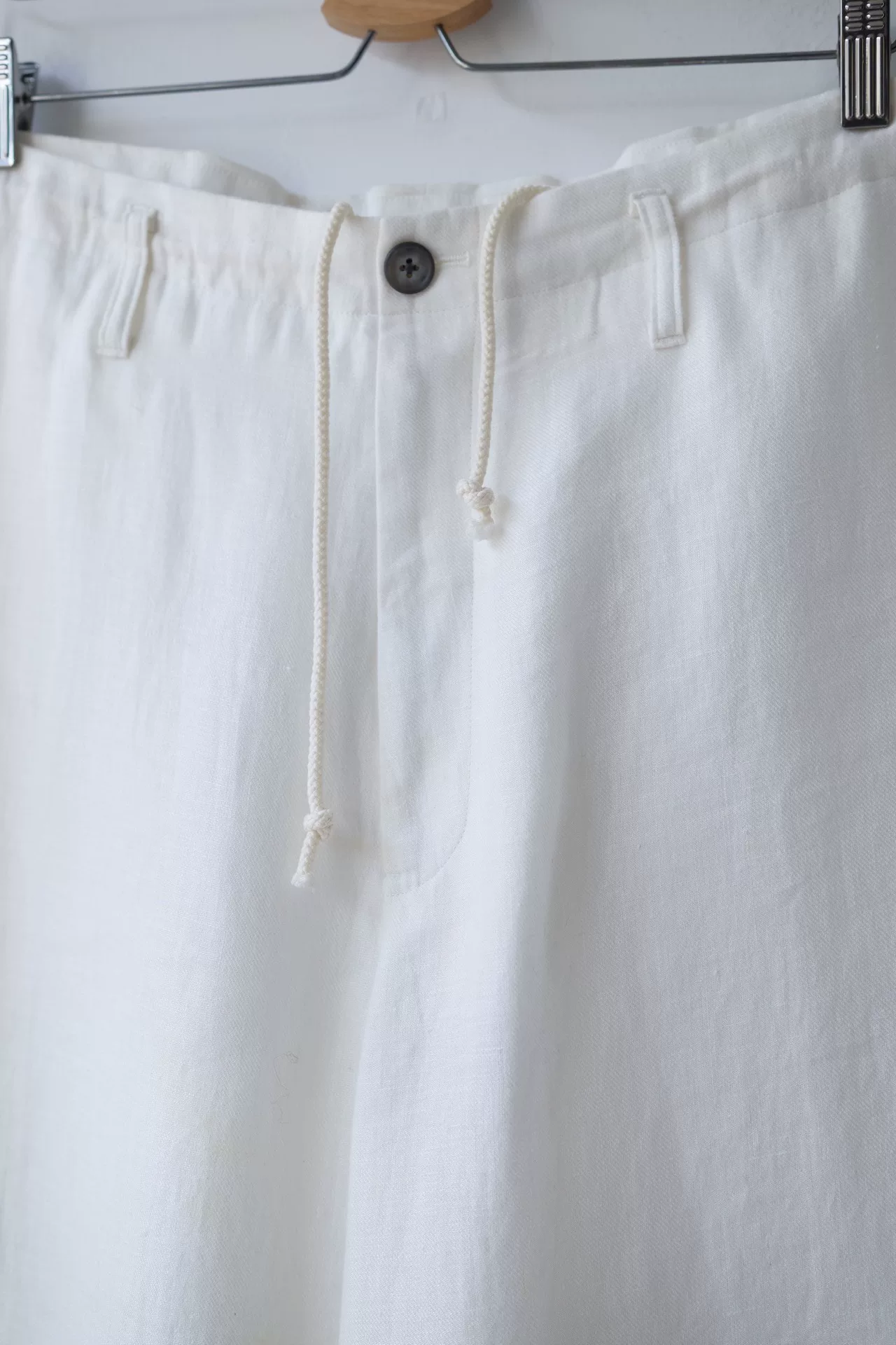 Yohji Yamamoto 24SS Linen Pants — front