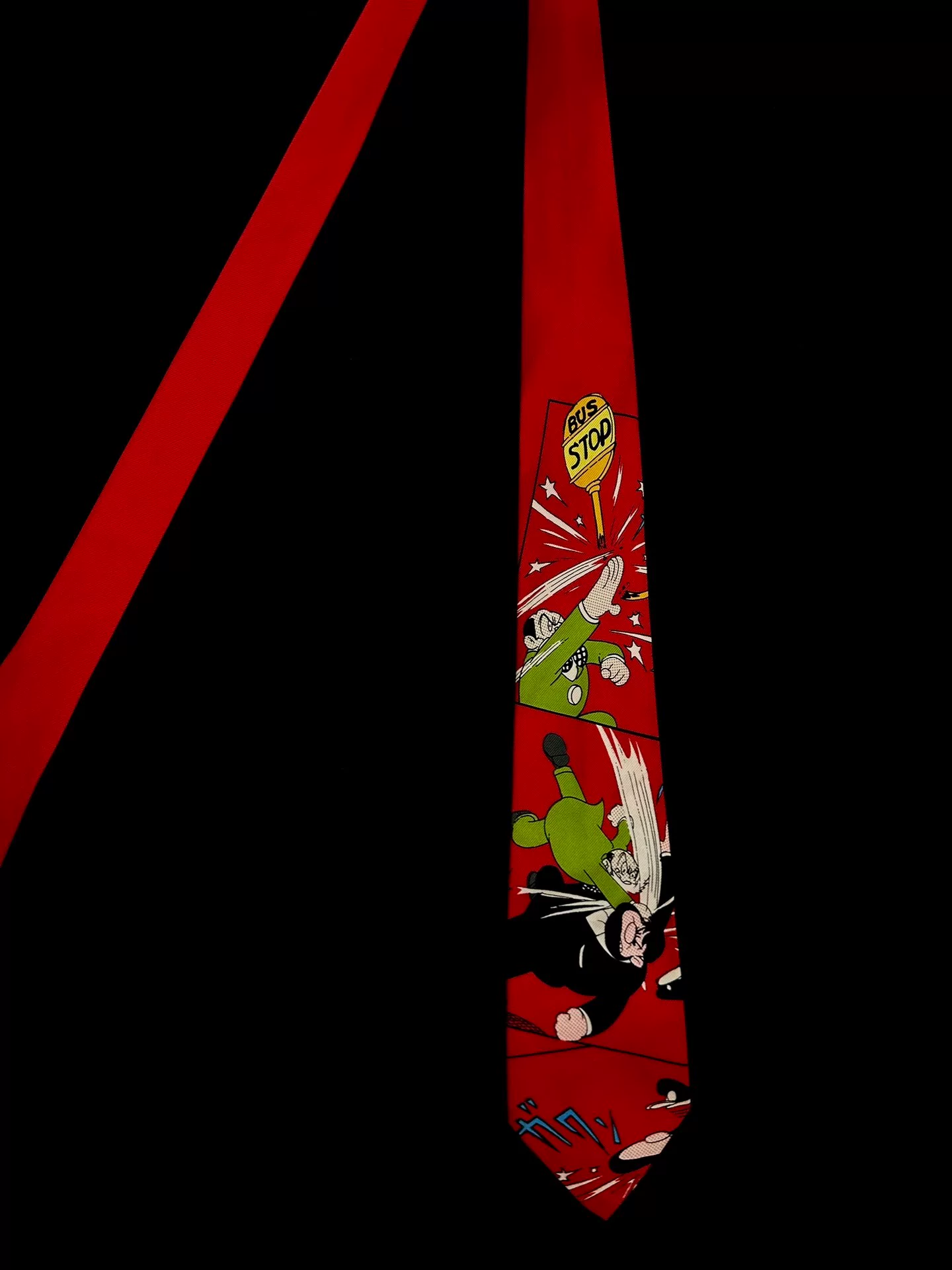 Yohji Yamamoto Hige Oyaji Silk Tie — front