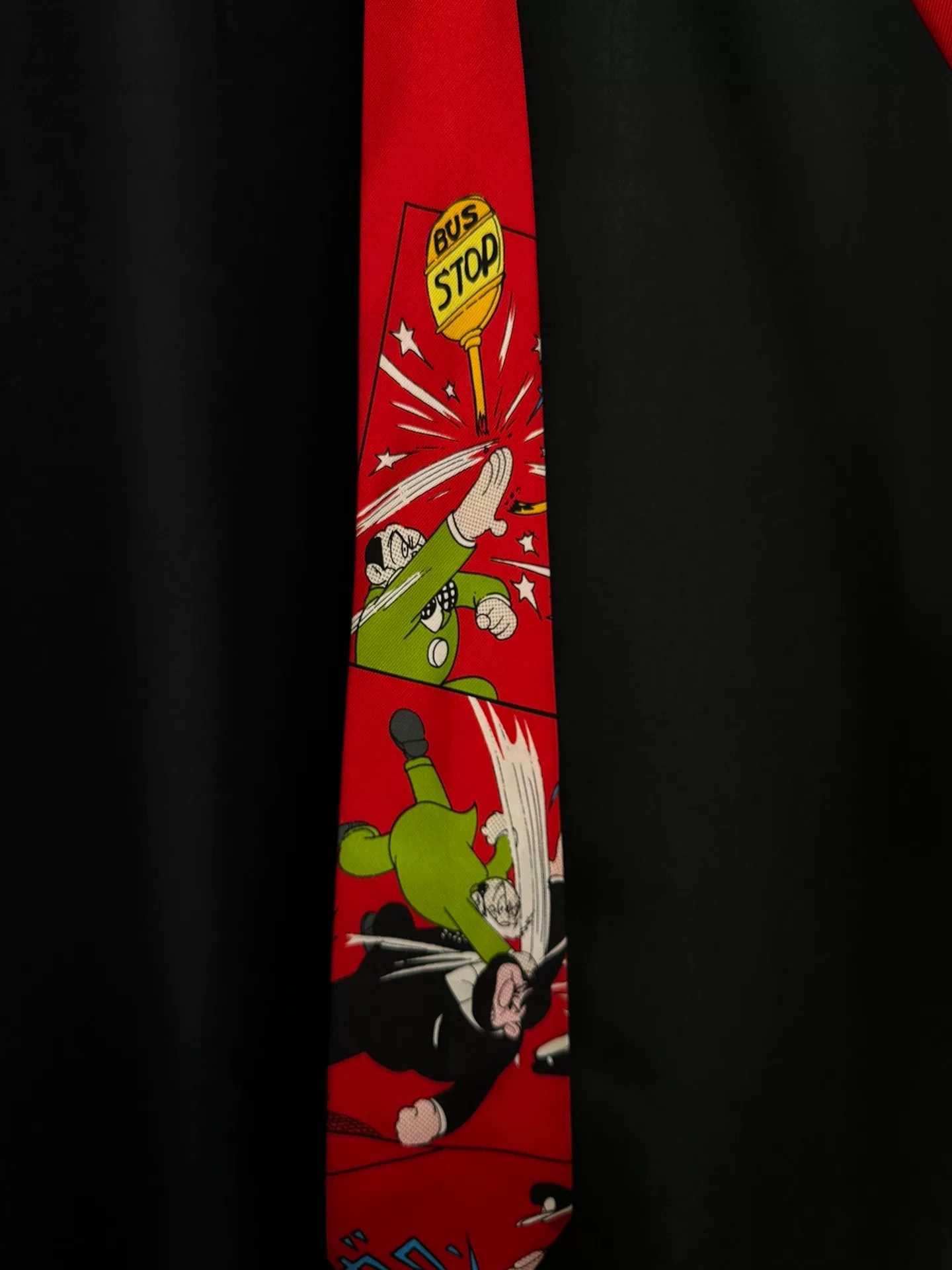 Yohji Yamamoto Hige Oyaji Silk Tie — label