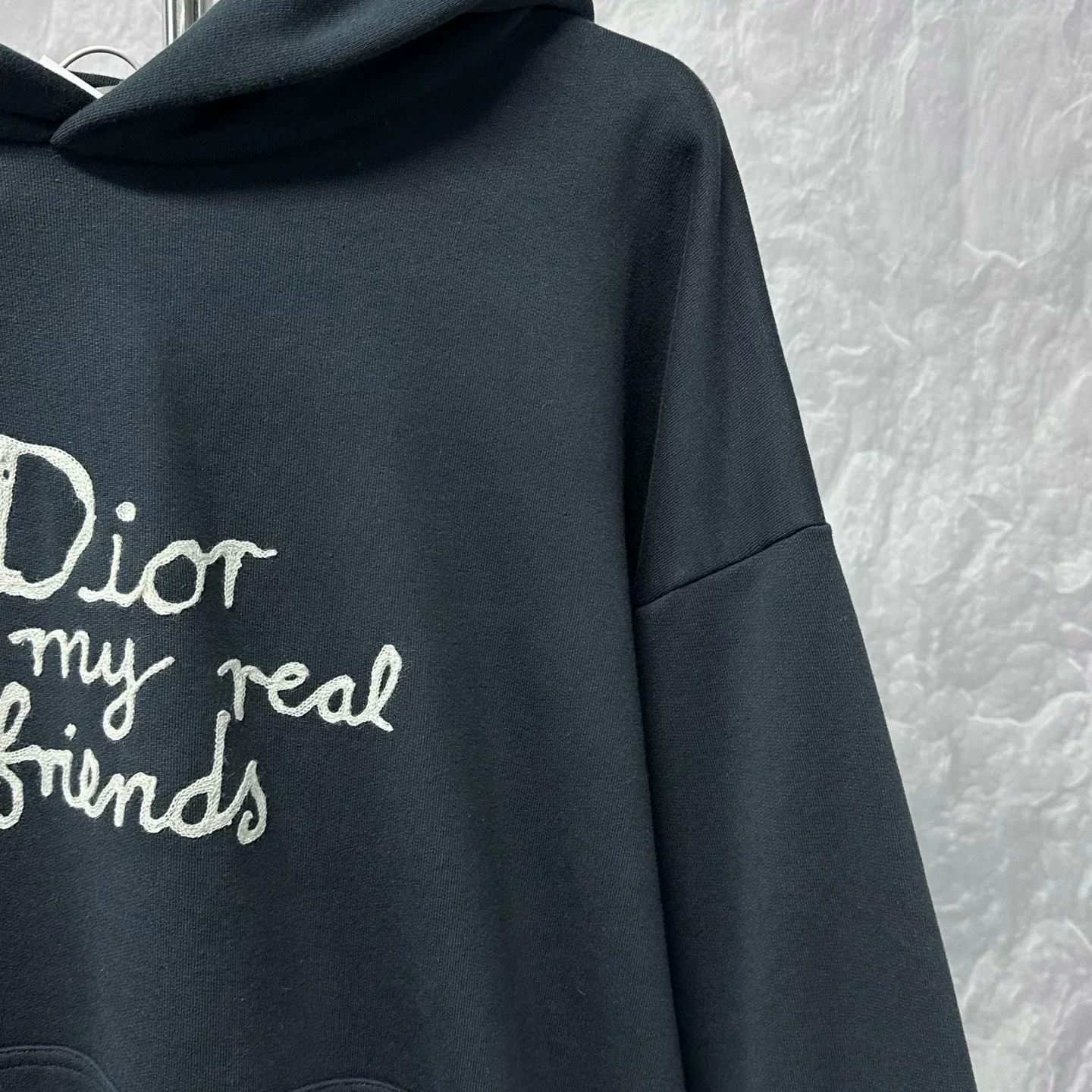Dior HYLTON NEL SS25 Embroidery Hoodie — detail