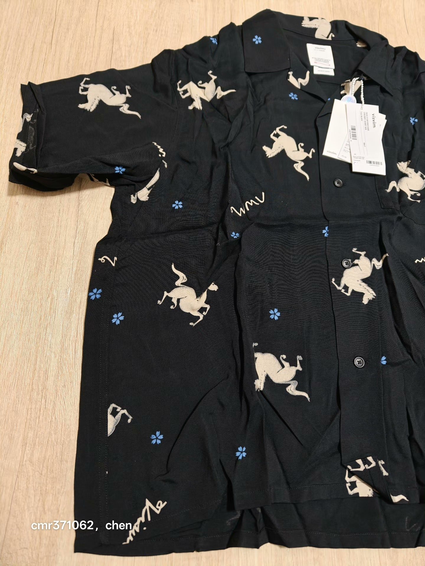 visvim 26ss Crosby Shirt S/S — back