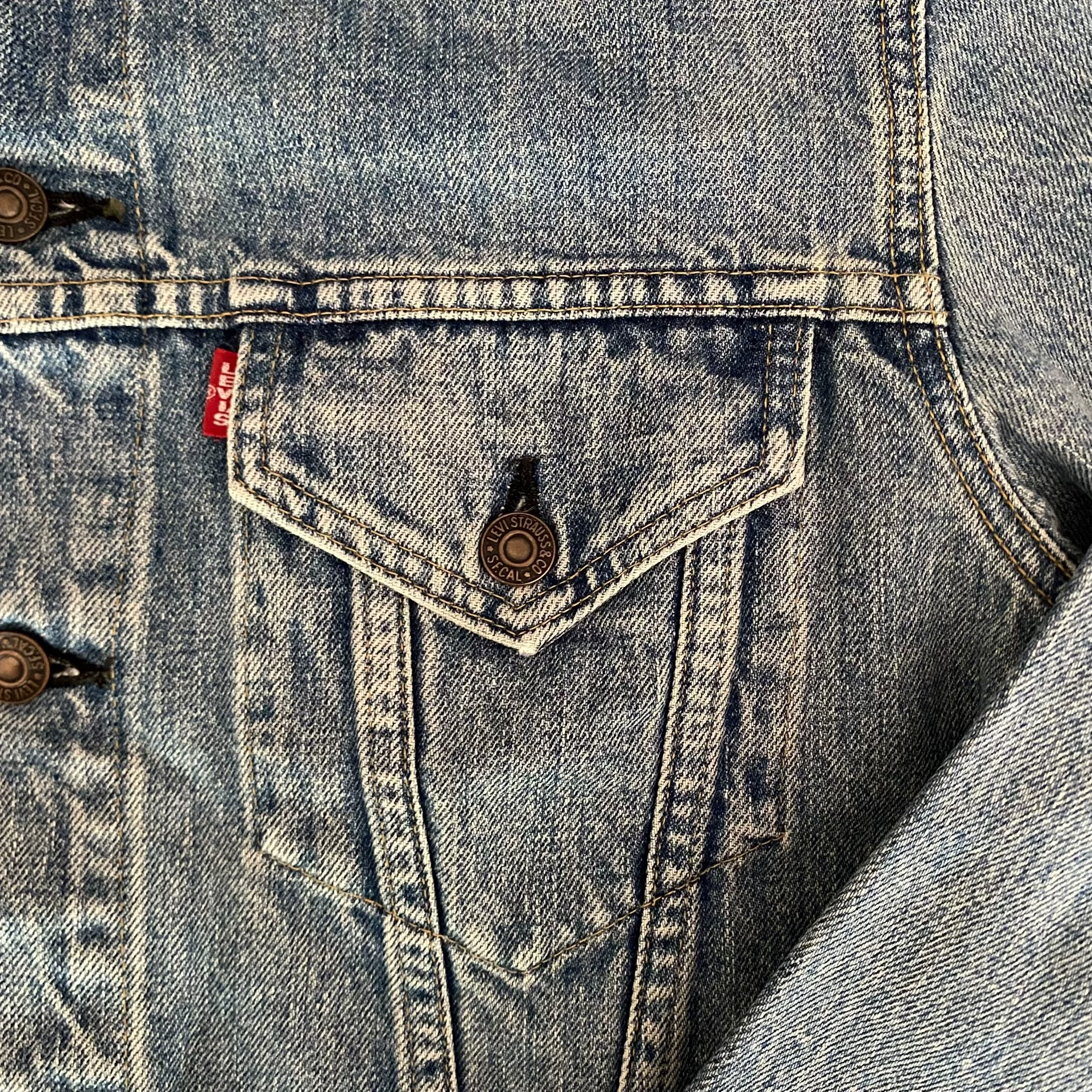 Levi's LVC 71557 J02 Denim Jacket — label