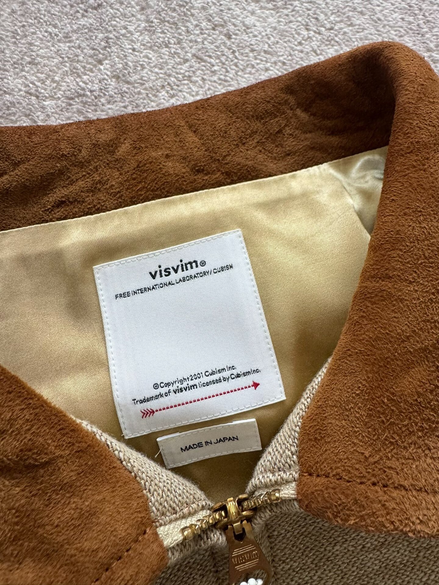 VISVIM 24AW STANZA JKT — label