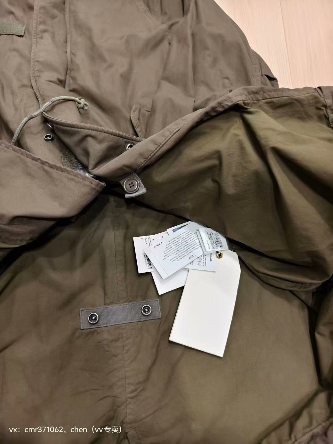 visvim 21SS Six Five Fishtail Parka — label