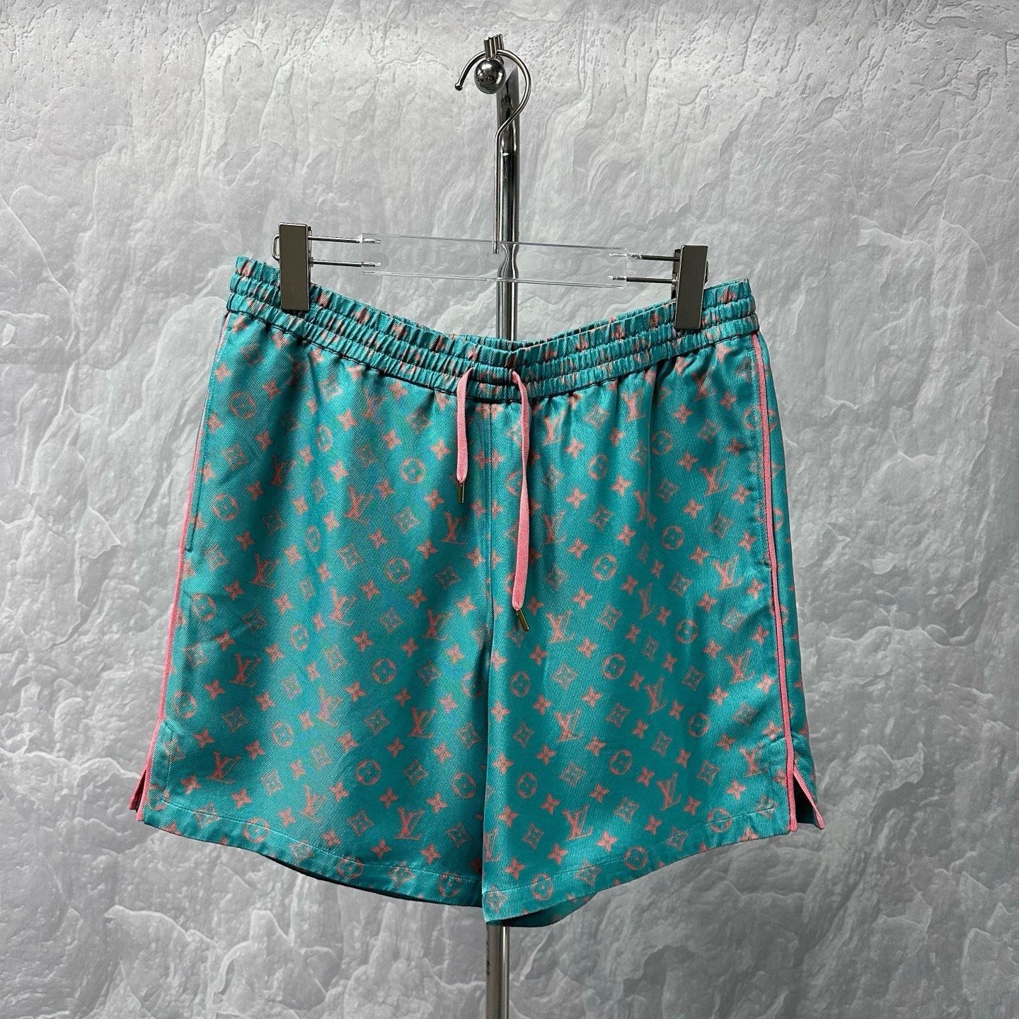 Louis Vuitton FW25 All-Over Print Silk Shorts