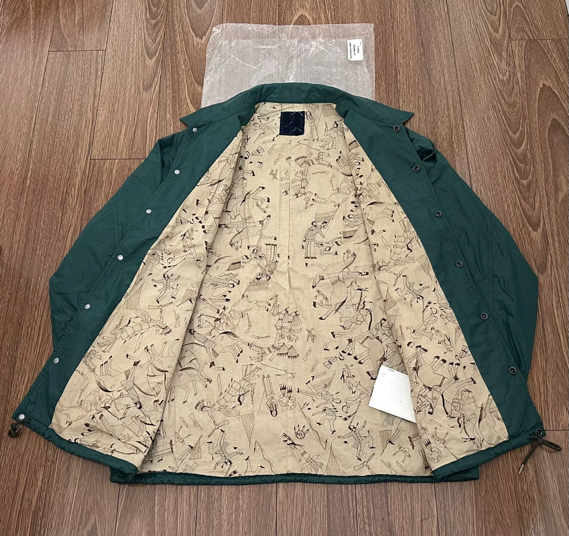 VISVIM ICT COACH Batik Coach Jacket — detail