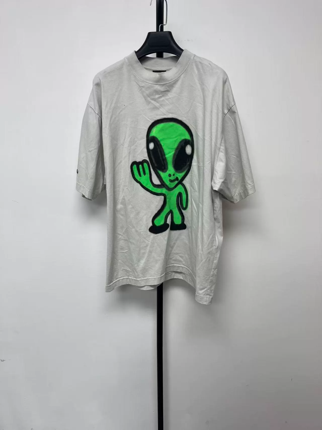 Balenciaga High Summer Dripley Alien Print T-shirt