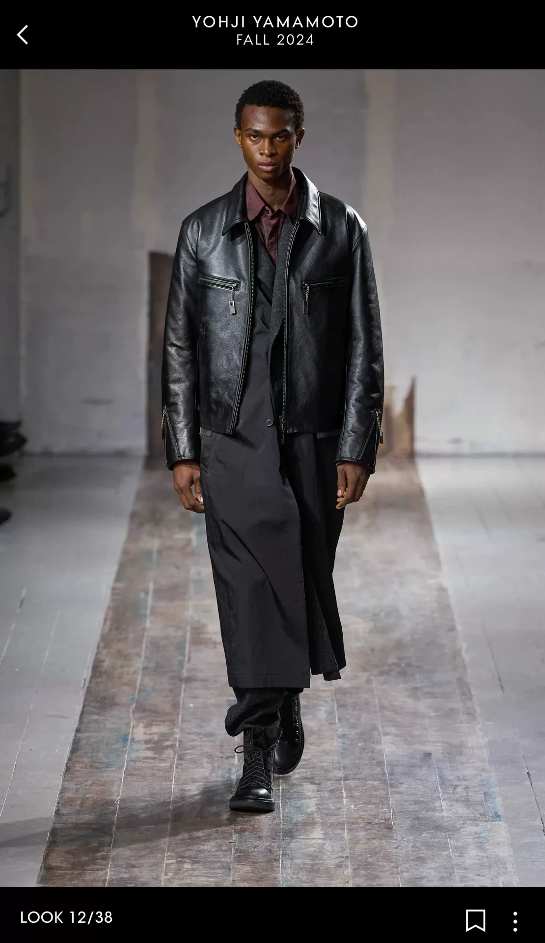 Yohji Yamamoto 24AW Nylon Loose Jacket — detail