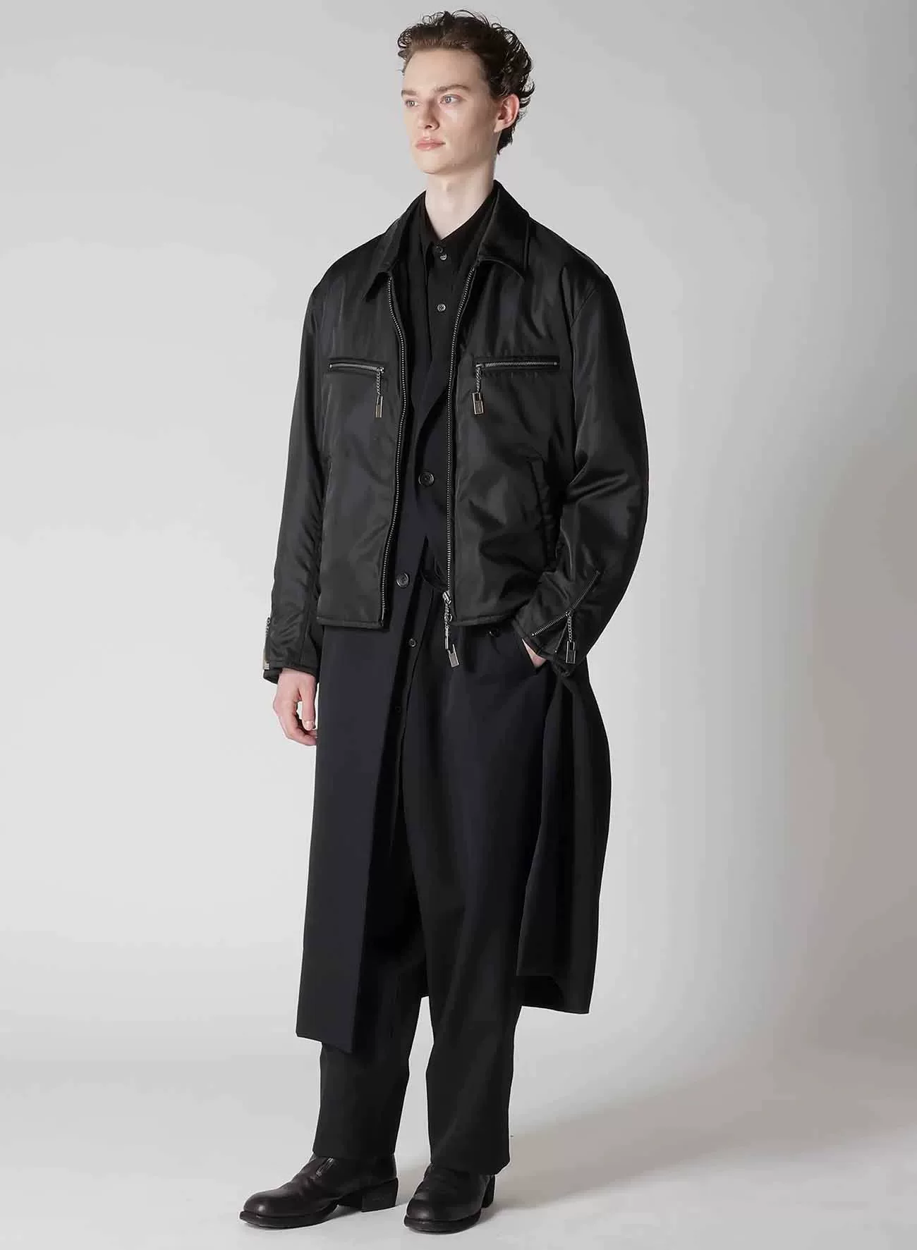 Yohji Yamamoto 24AW Nylon Loose Jacket — back