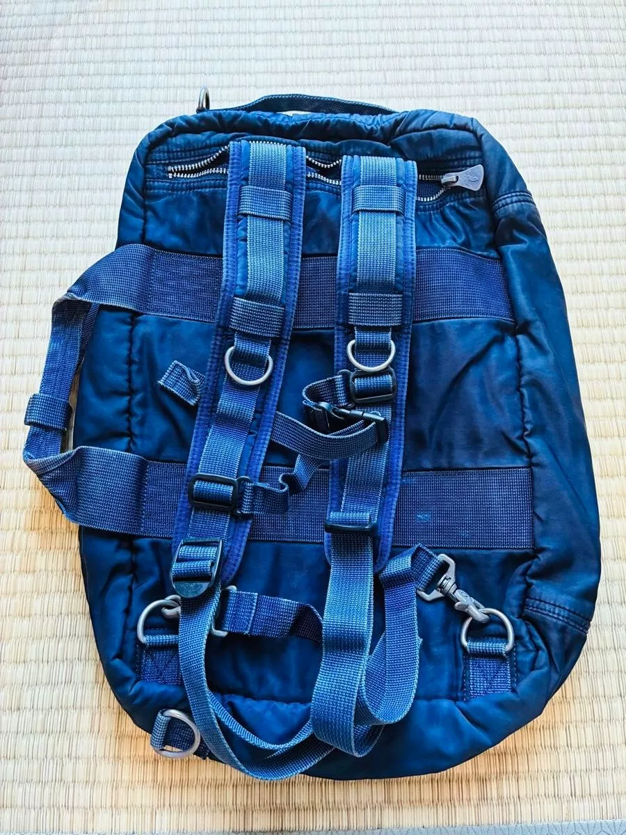 PORTER CLASSIC 3-Way Nylon Bag — back