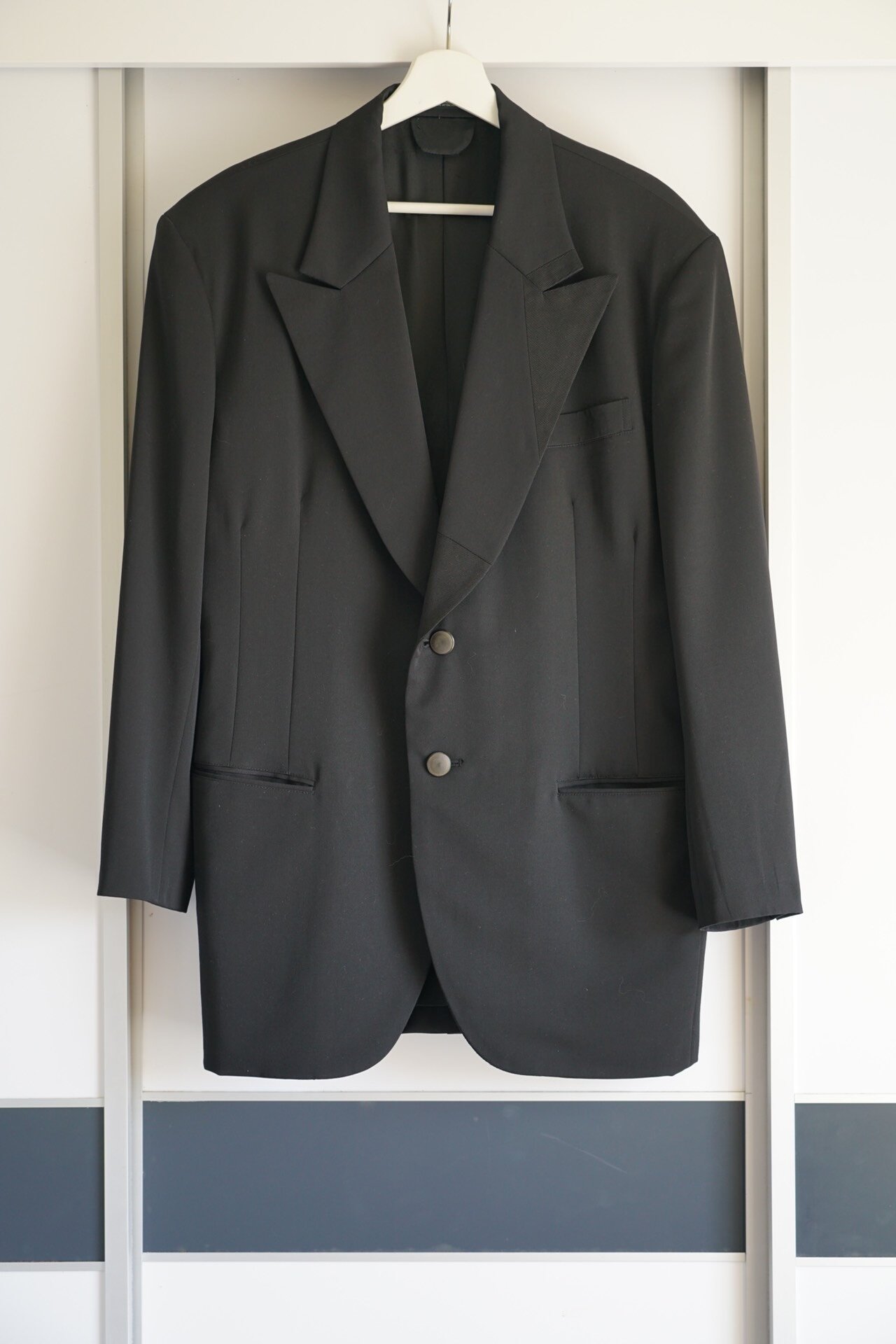 Yohji Yamamoto 94AW Silk Collar Blazer