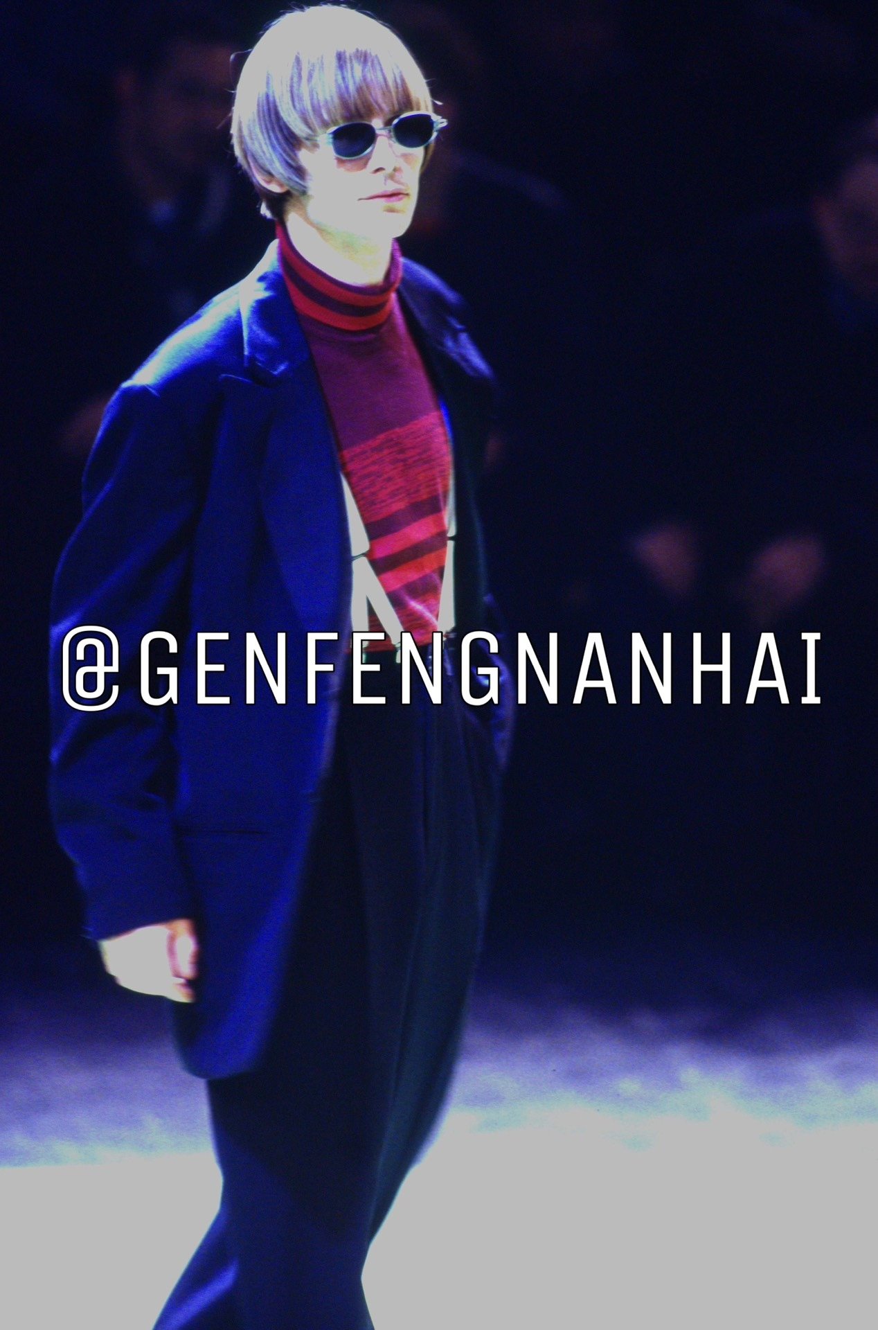 Yohji Yamamoto 94AW Silk Collar Blazer — label