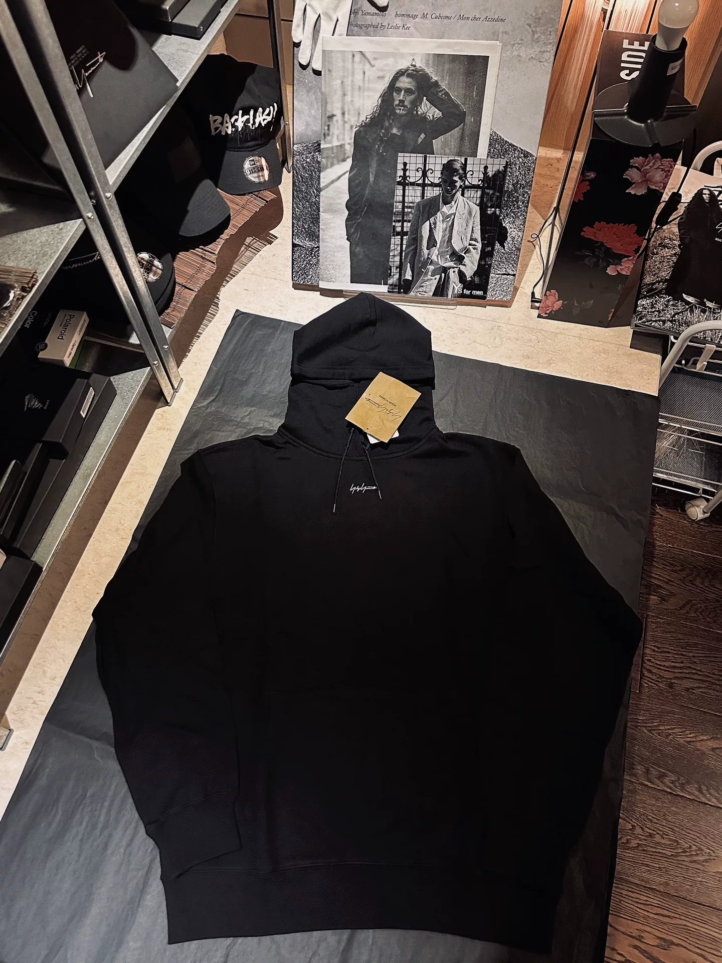 Yohji Yamamoto x New Era 21AW Hoodie — front