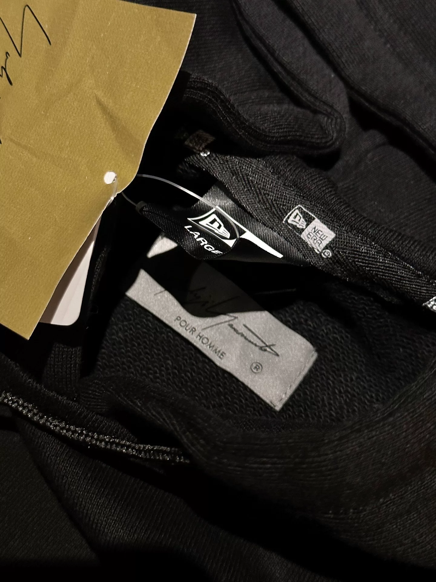 Yohji Yamamoto x New Era 21AW Hoodie — back