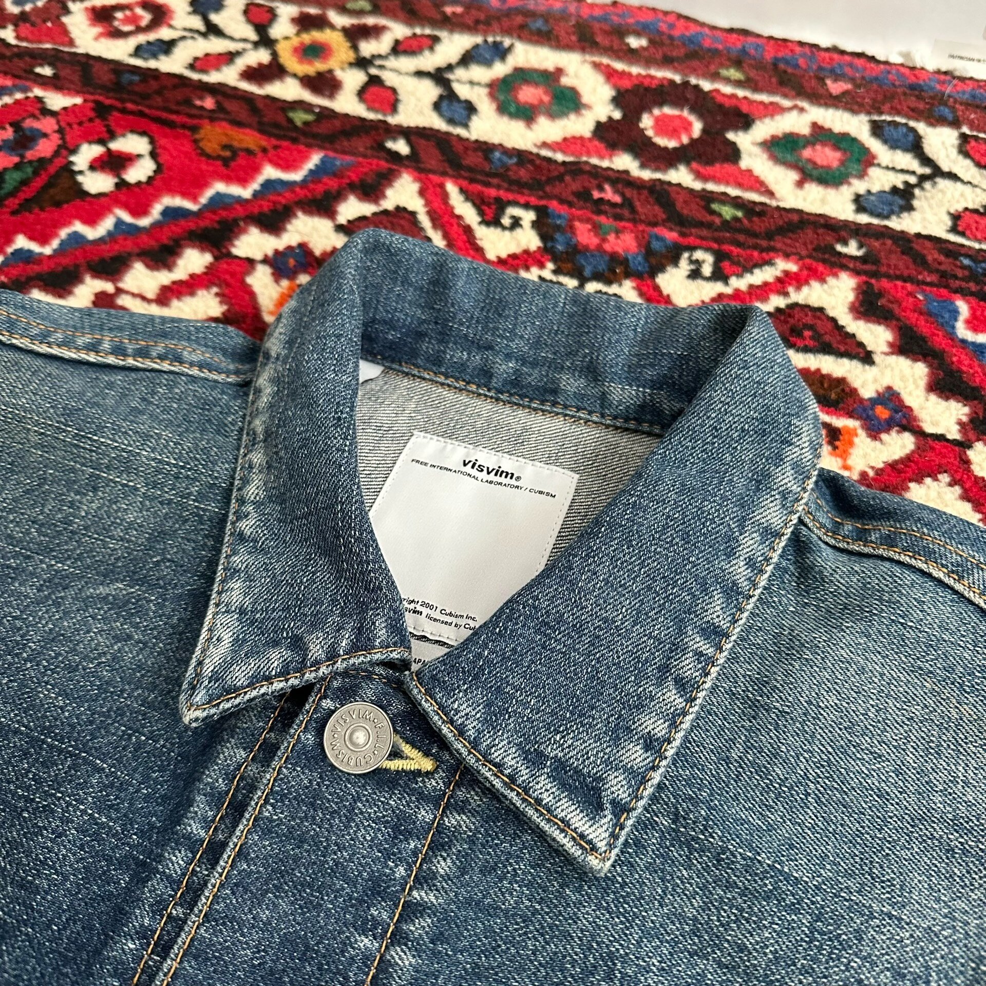 visvim 14aw 103 JKT Denim Jacket — detail