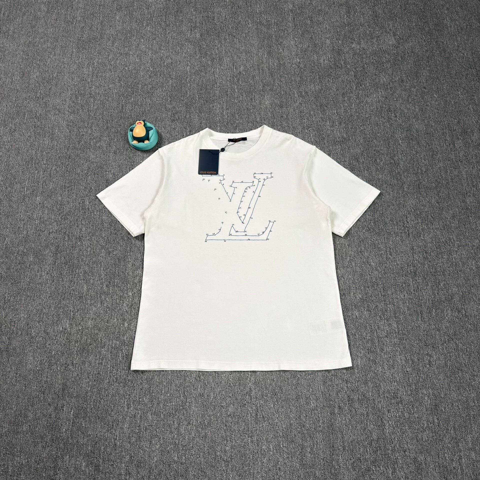 Louis Vuitton Logo White Short-Sleeve Tee