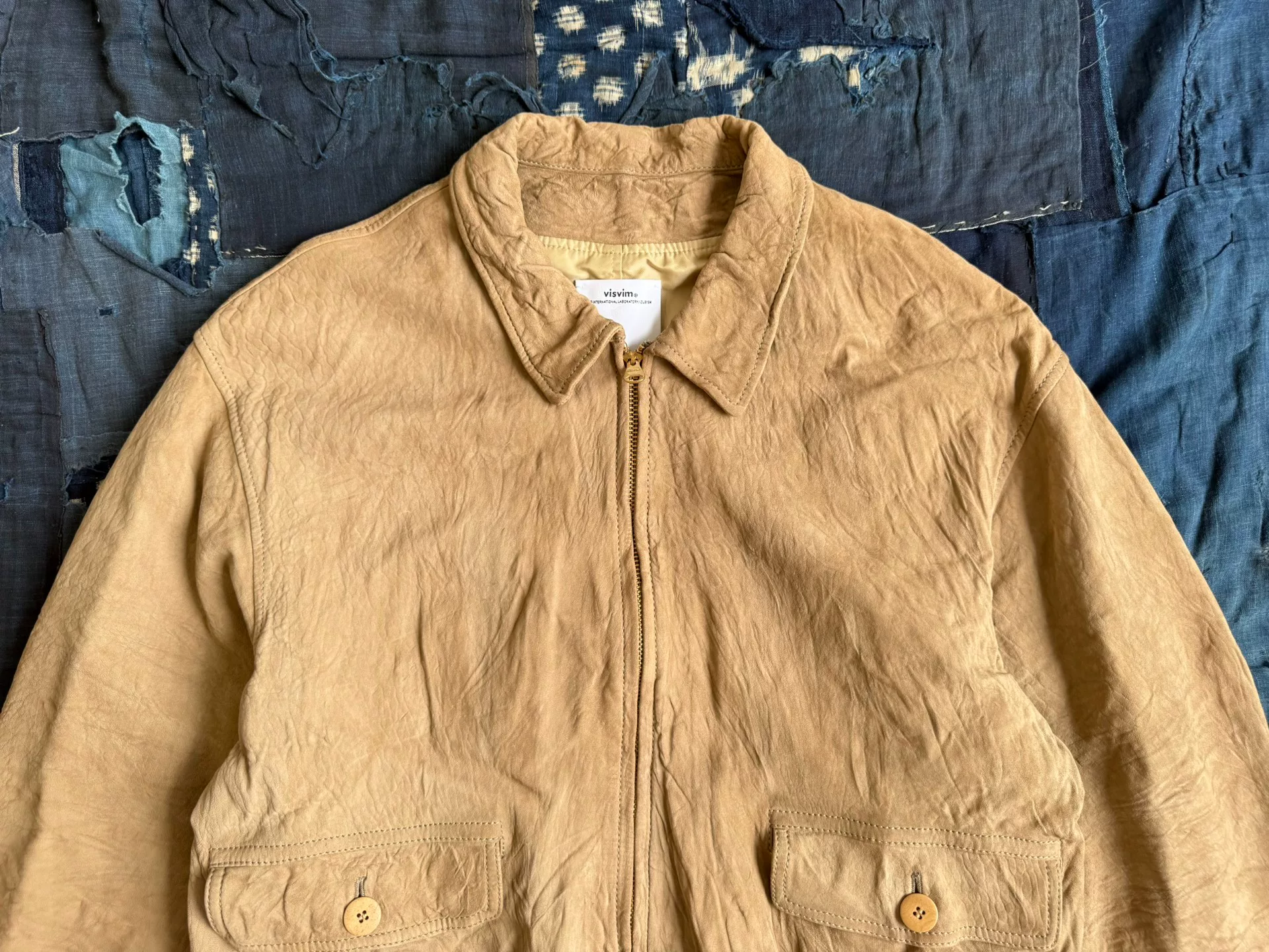 VISVIM 25AW MAHON JKT SUEDE — back