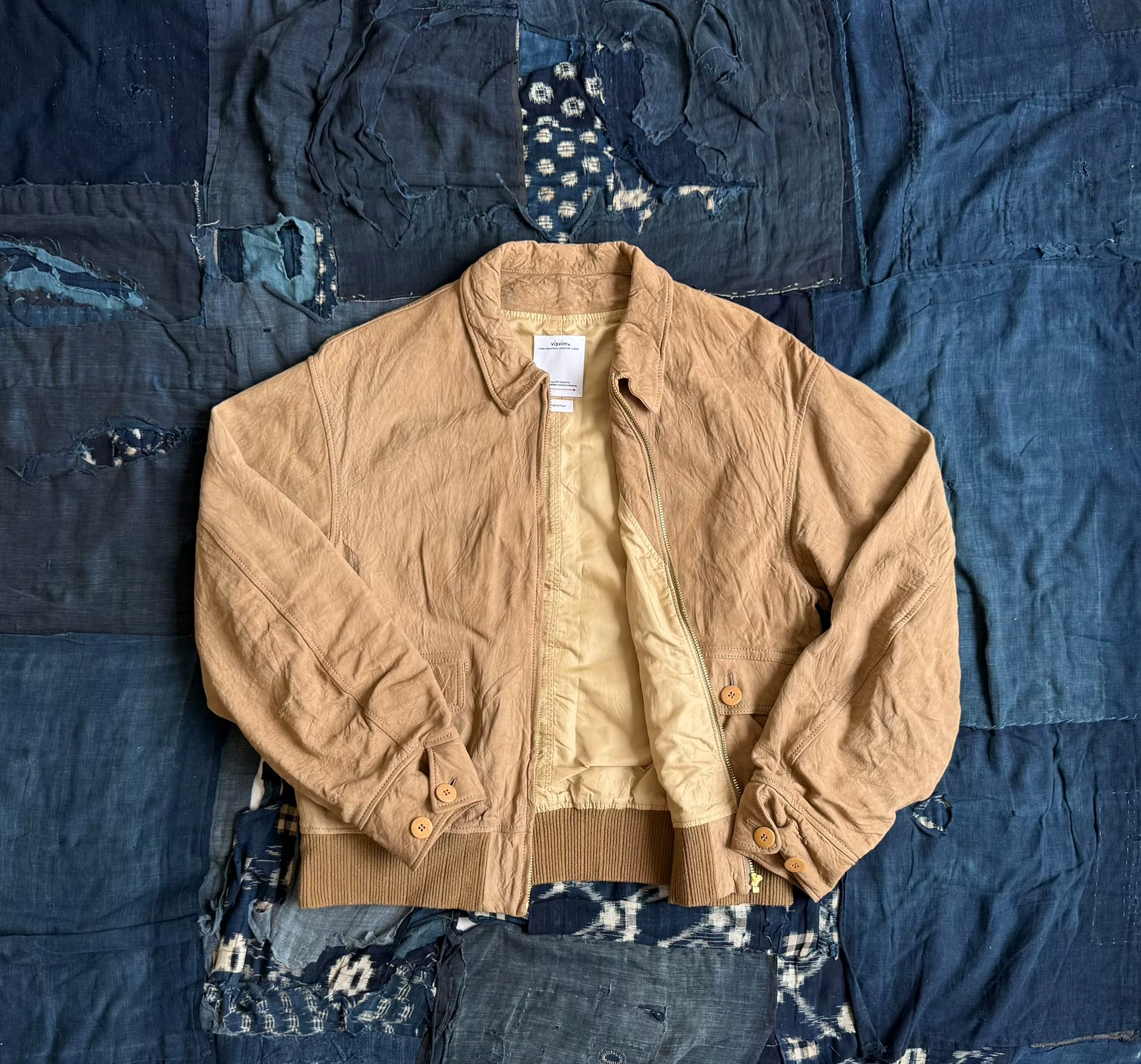 VISVIM 25AW MAHON JKT SUEDE — front
