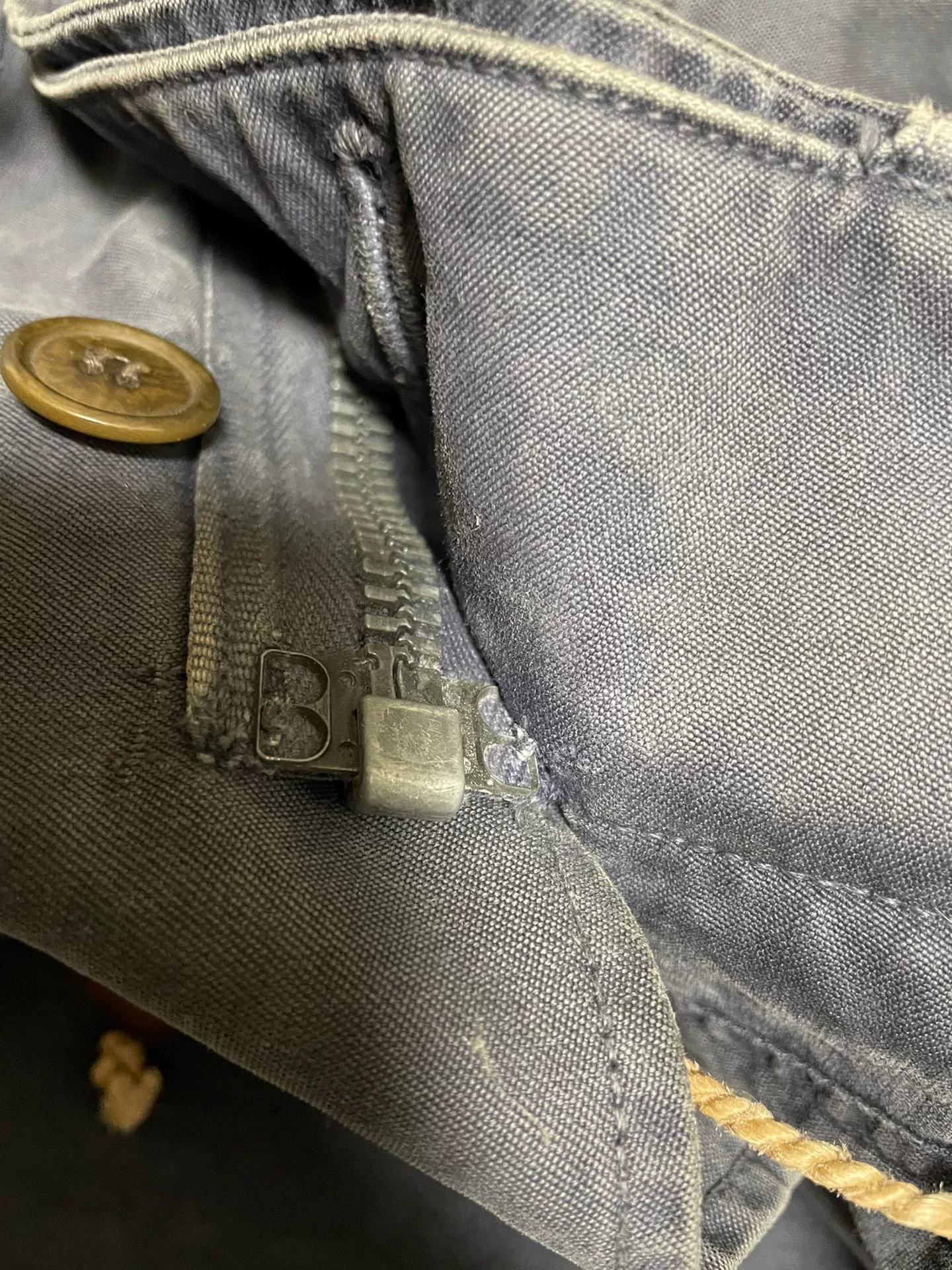VISVIM PFD M65 DMGD Jacket — front